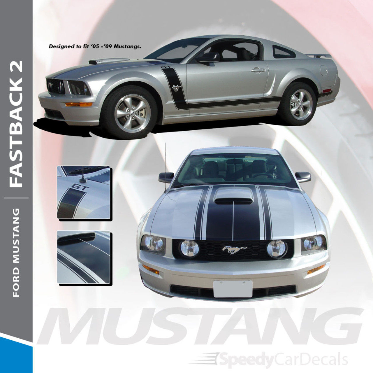 Wallpaper #RT_wO5MBLiIJ4c9Op5CH85 Prime 1 2013 2014 Ford Mustang Boss 302 Style Door Fender Hood Vinyl