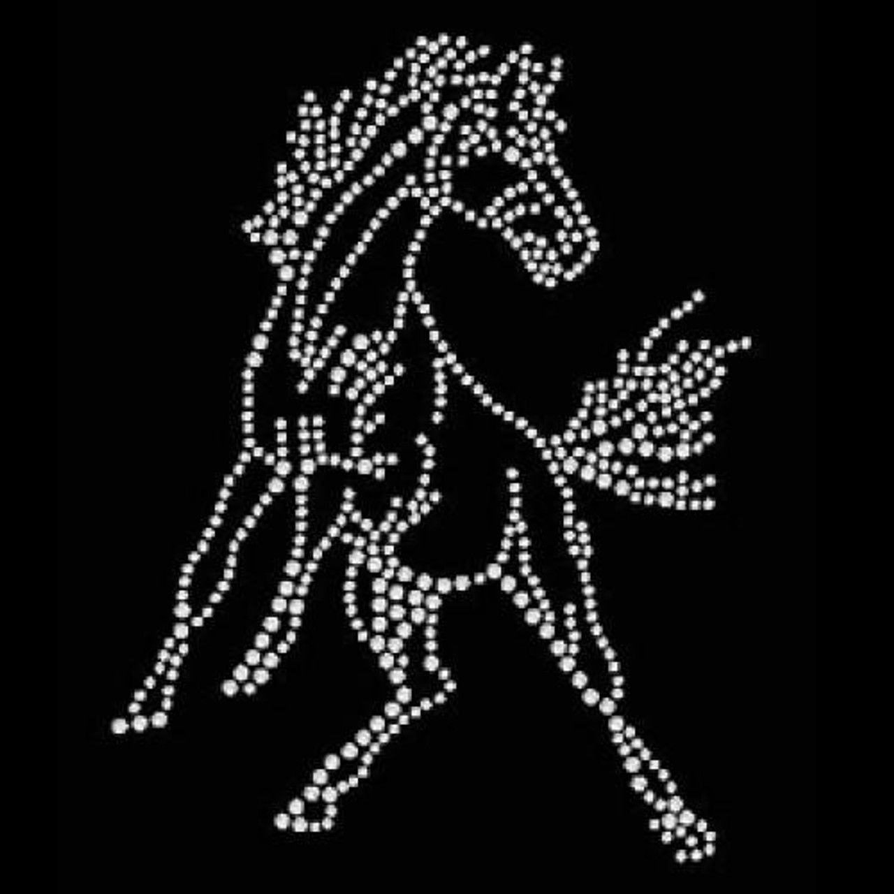 Wallpaper #xmeXB5MBSpphPi3-m8bf256 Mustang Logo Rhinestone Transfer