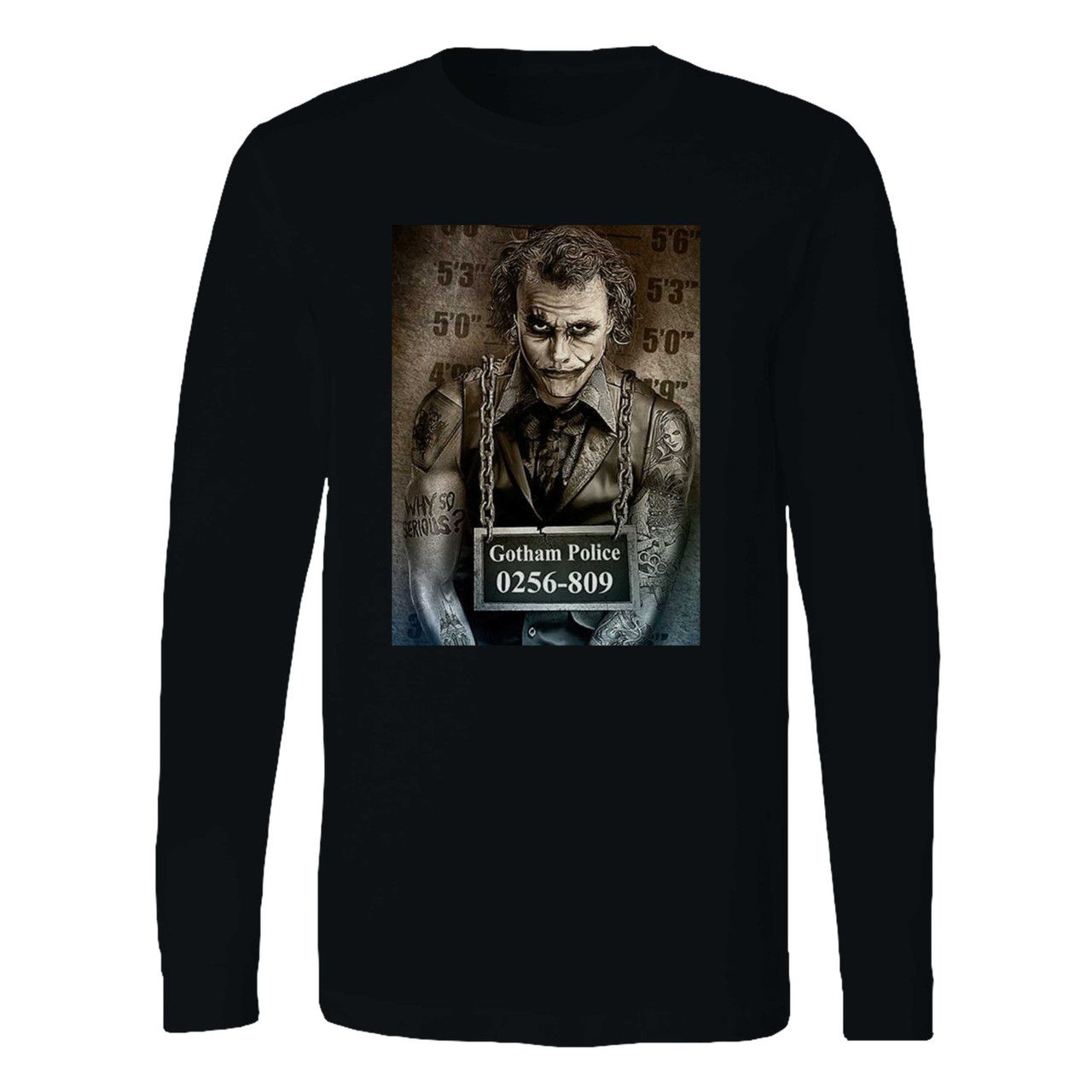 Wallpaper #E_DffpcBi4JM6agGJyBK160 Gangsta Joker Long Sleeve Shirt