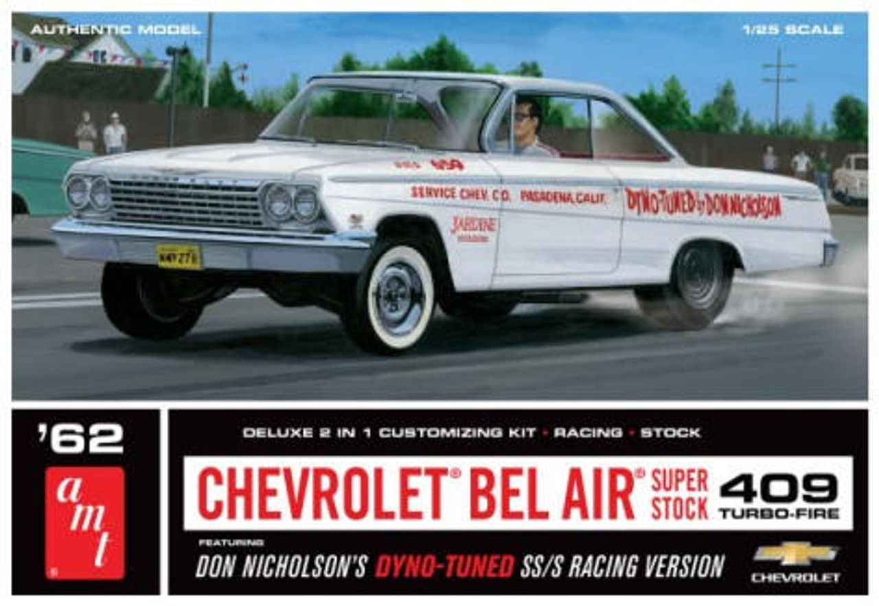 Wallpaper #r4vgdZcBcm9NJah-4Hei141 125 Amt 1962 Chevy Bel Air Don Nicholson Super Stock Race Car 2 in 1