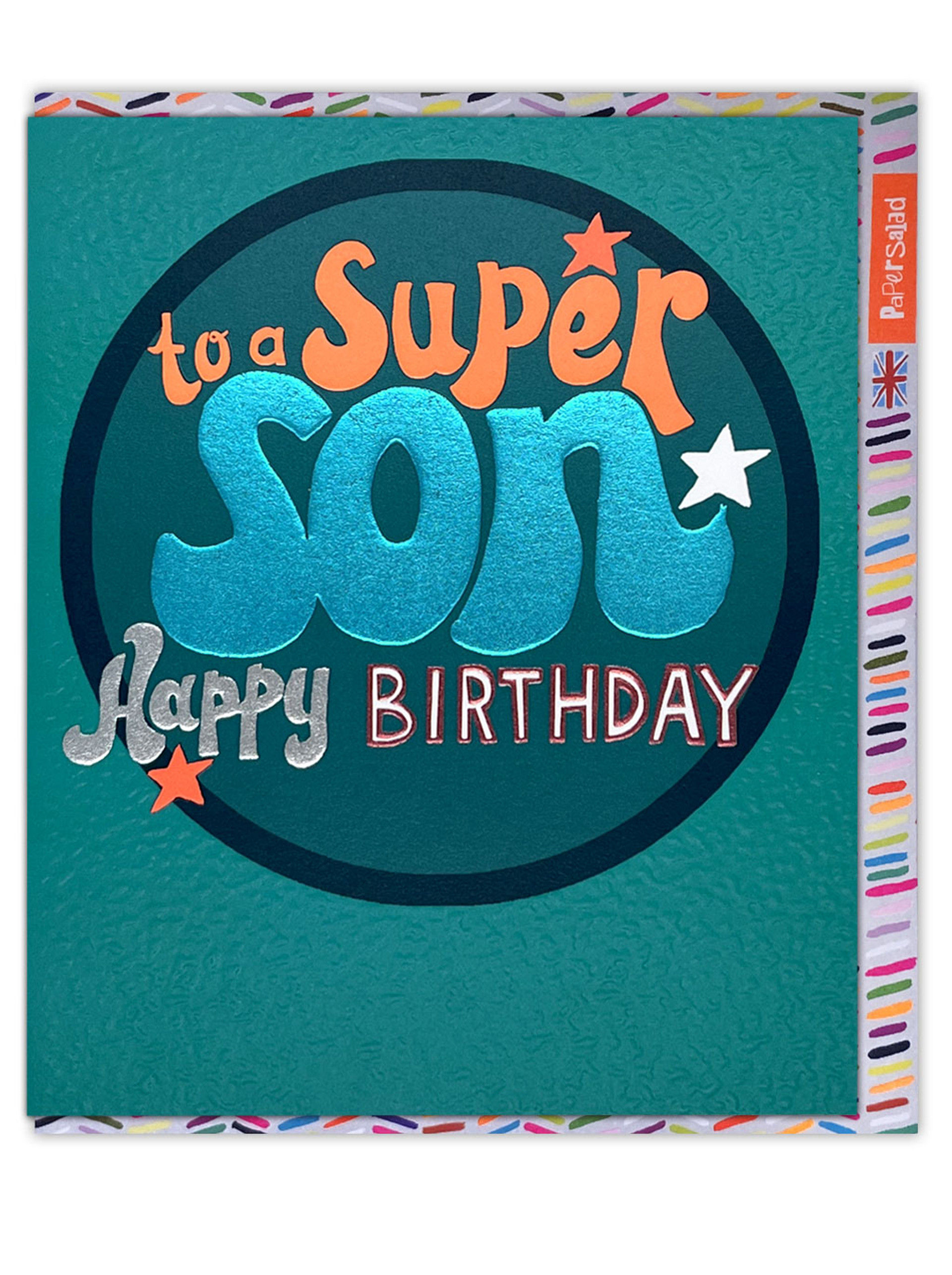 Wallpaper #eEYkVJcBqAgmjOk2uF1f185 Happy Birthday Super Son Card by Paper Salad Brainboxcandycom