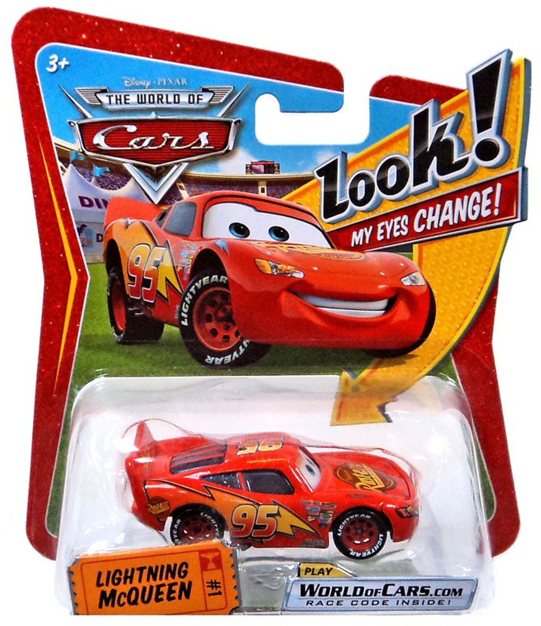Wallpaper #0hnLM48BtGB6xQ7855uJ46 Disney Pixar Cars the World of Cars Lenticular Eyes Series 1 Lightning
