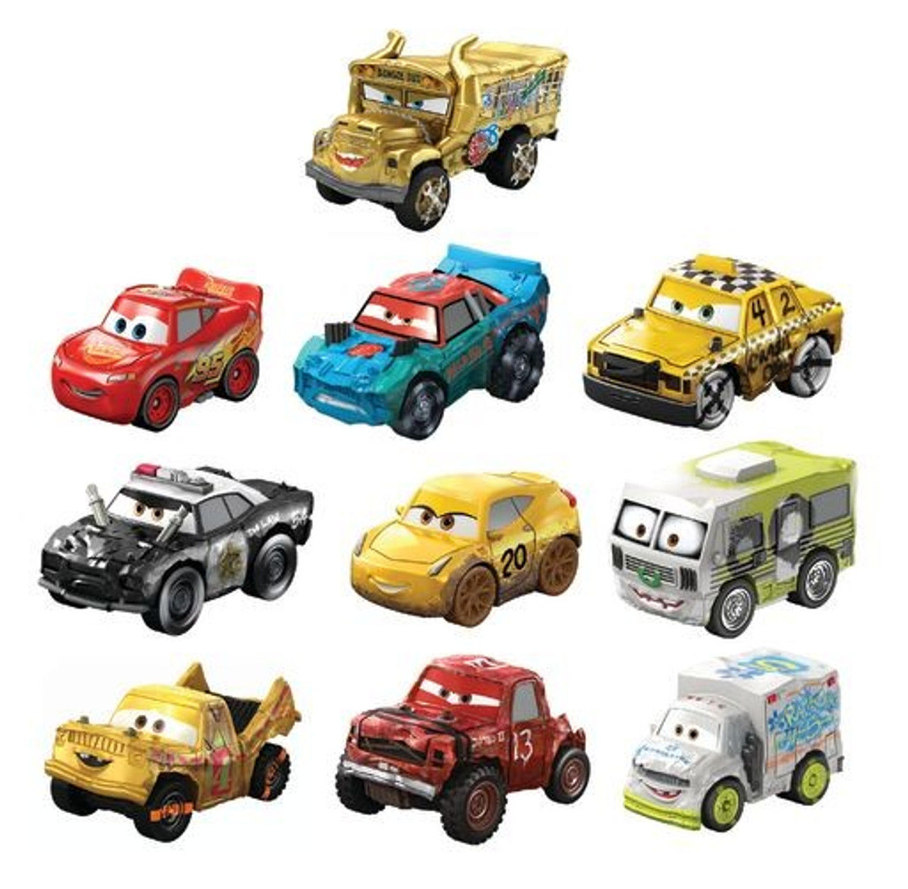 Wallpaper #dHJ6MpMBX2lk1u3oyFq87 Disney Pixar Cars Die Cast Mini Racers Derby 10 Pack Mattel Toys Toywiz