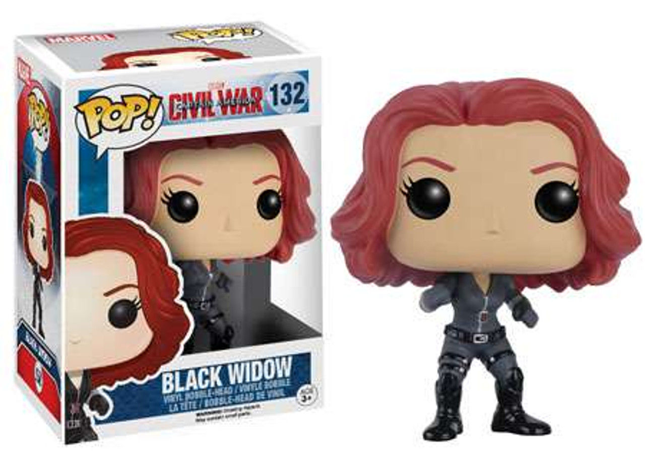 Wallpaper #_aV-OJMBVBiSkHCa5Y3h238 Funko Marvel Civil War Pop Marvel Black Widow Vinyl Bobble Head 132