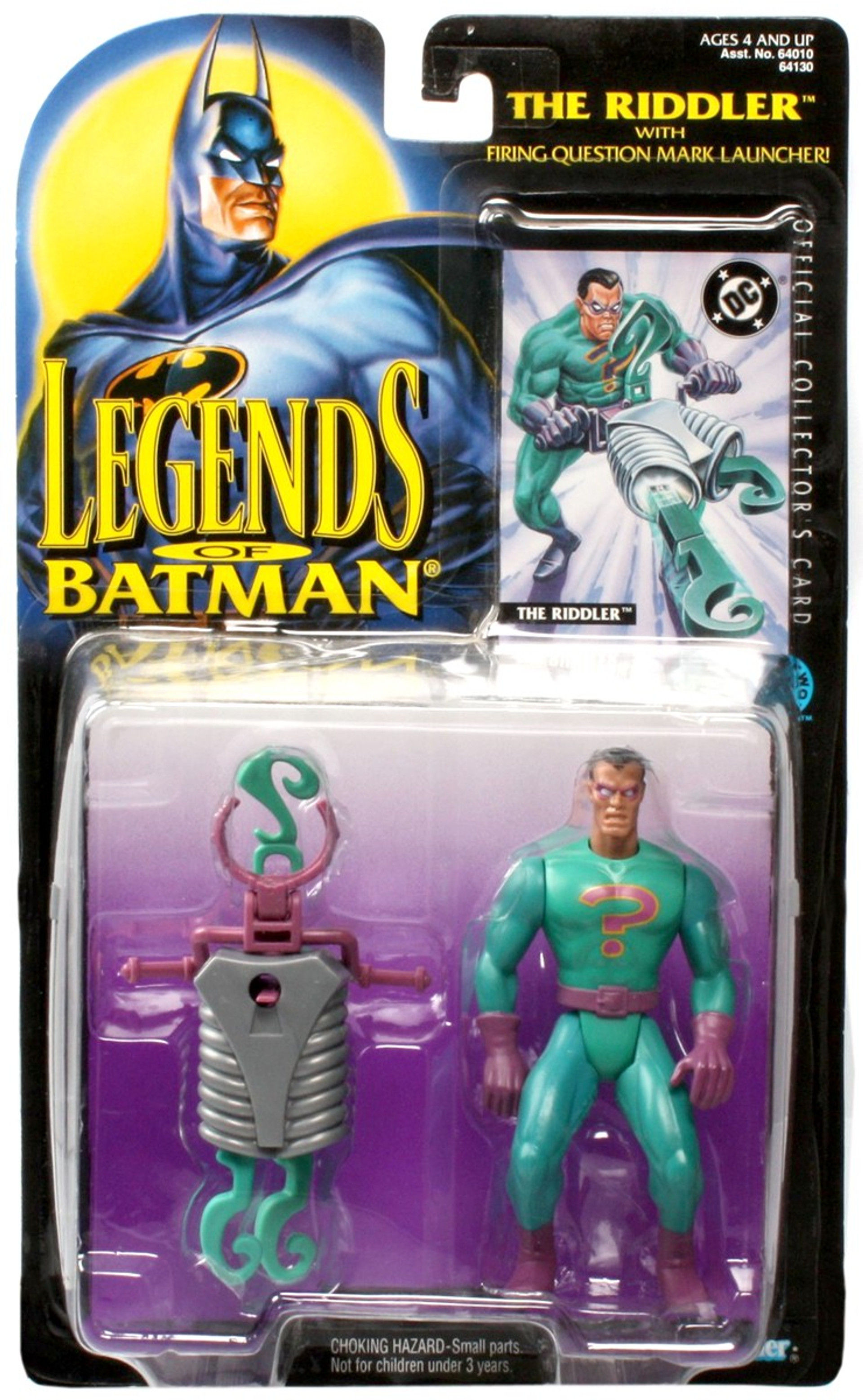 Wallpaper #YqUsMpMB0vj5YdARKdM-334 Legends of Batman the Riddler Action Figure Moderate Shelf Wear Kenner