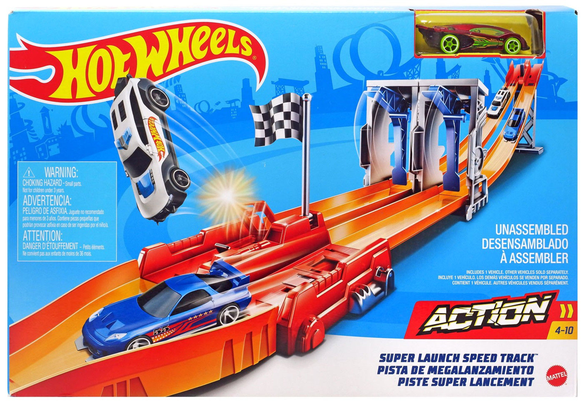 Wallpaper #1Rk9M48BtGB6xQ78EZmN15 Hot Wheels Action Super Launch Speed Track Mattel Toywiz