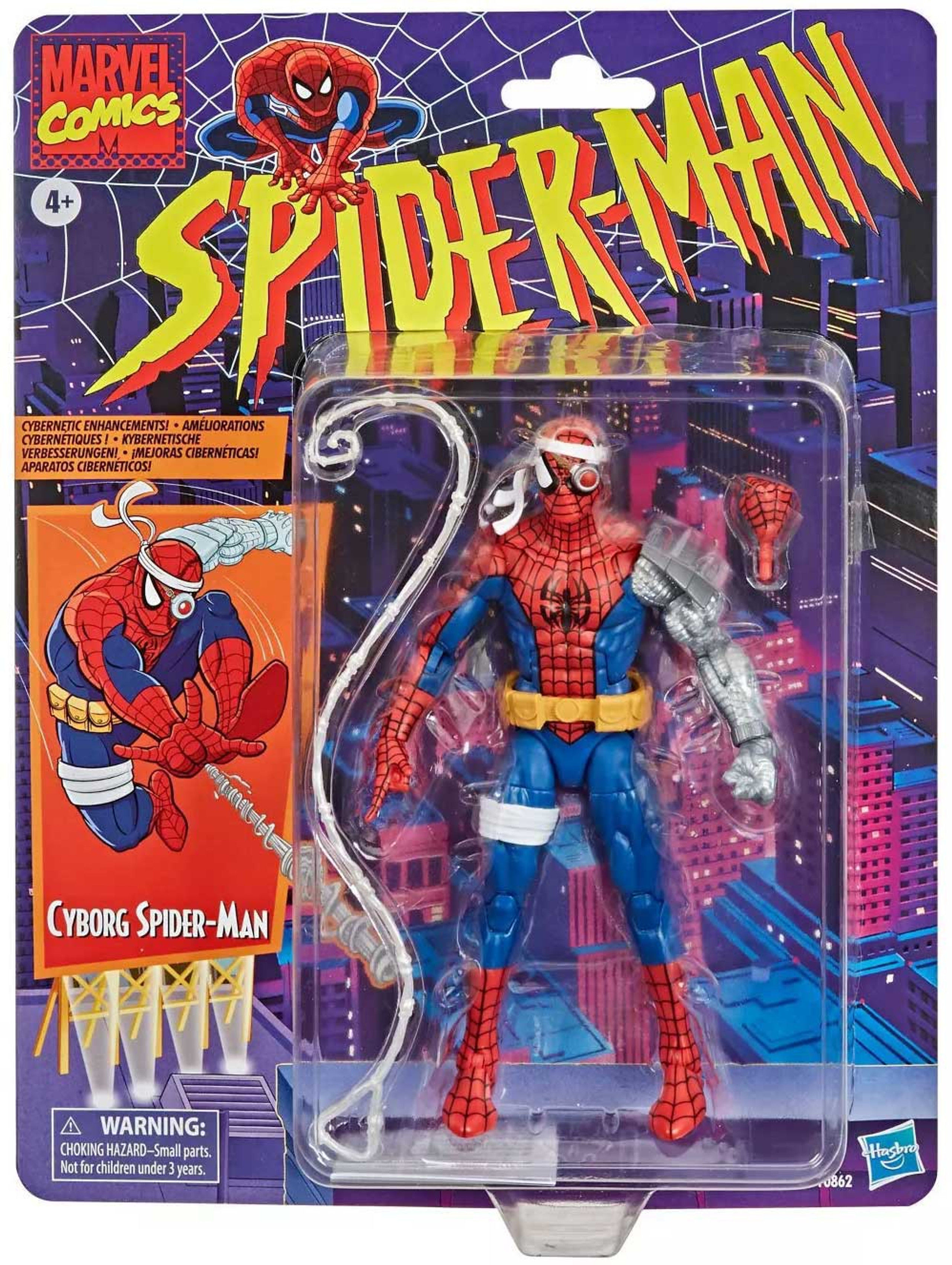 Wallpaper #Jn1a8Y4Bnwiau_P6LQkQ49 Marvel Spider Man Marvel Legends Vintage Retro Series Cyborg Spider Man