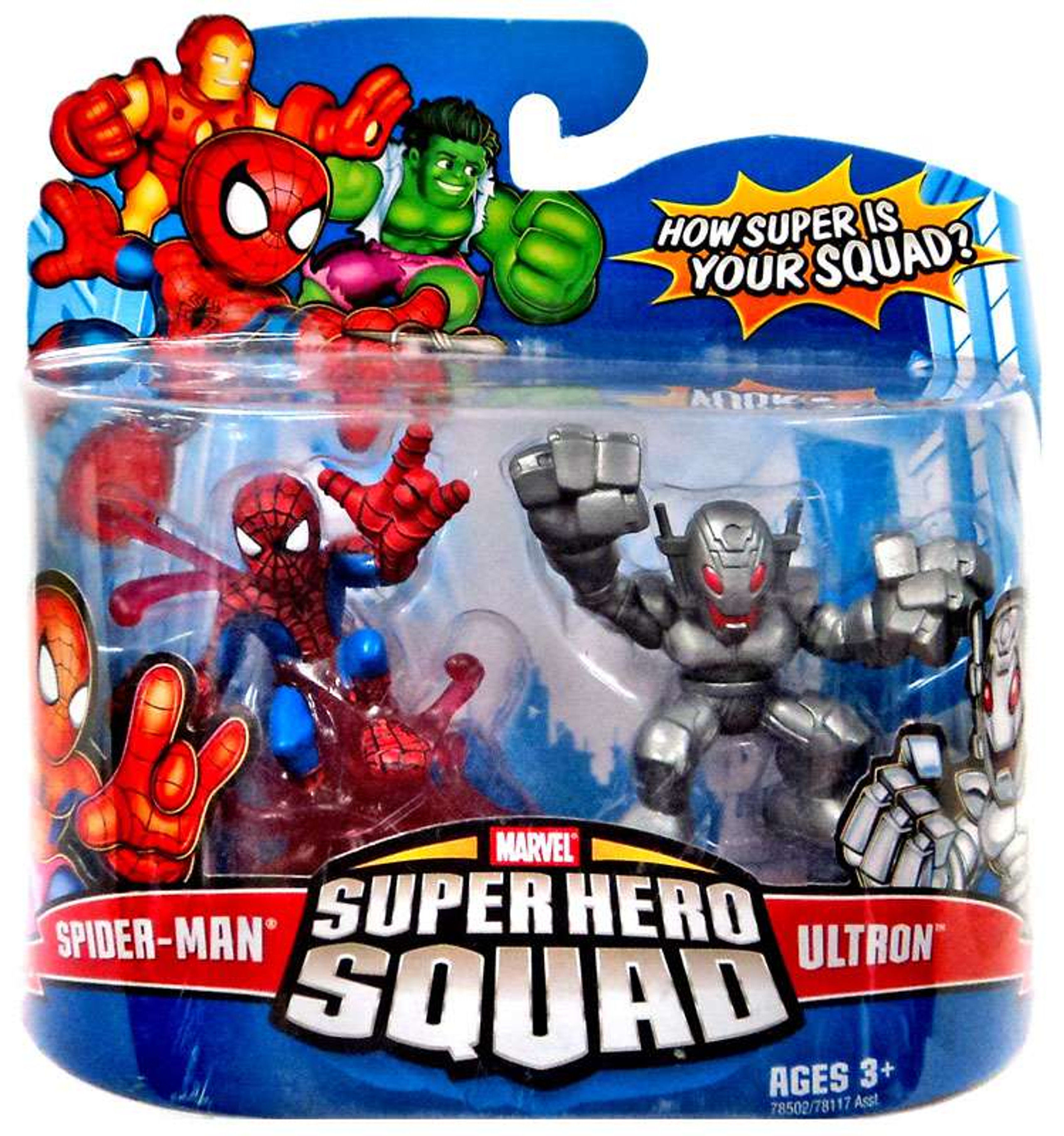 Wallpaper #DLiZPpIBJvJKYCmE0stX56 Marvel Super Hero Squad Series 10 Spider Man Ultron 3 Mini Figure 2