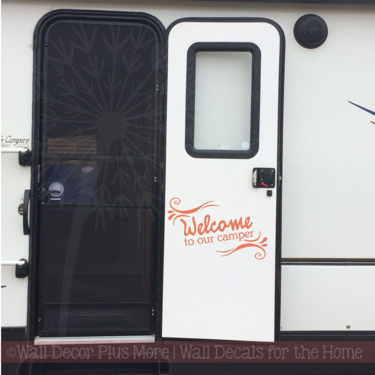 Wallpaper #wOrjVZMBlwTYPL18Ow6F268 Welcome to Our Camper Quotes Vinyl Wall Decal Stickers for Motorhome Rv
