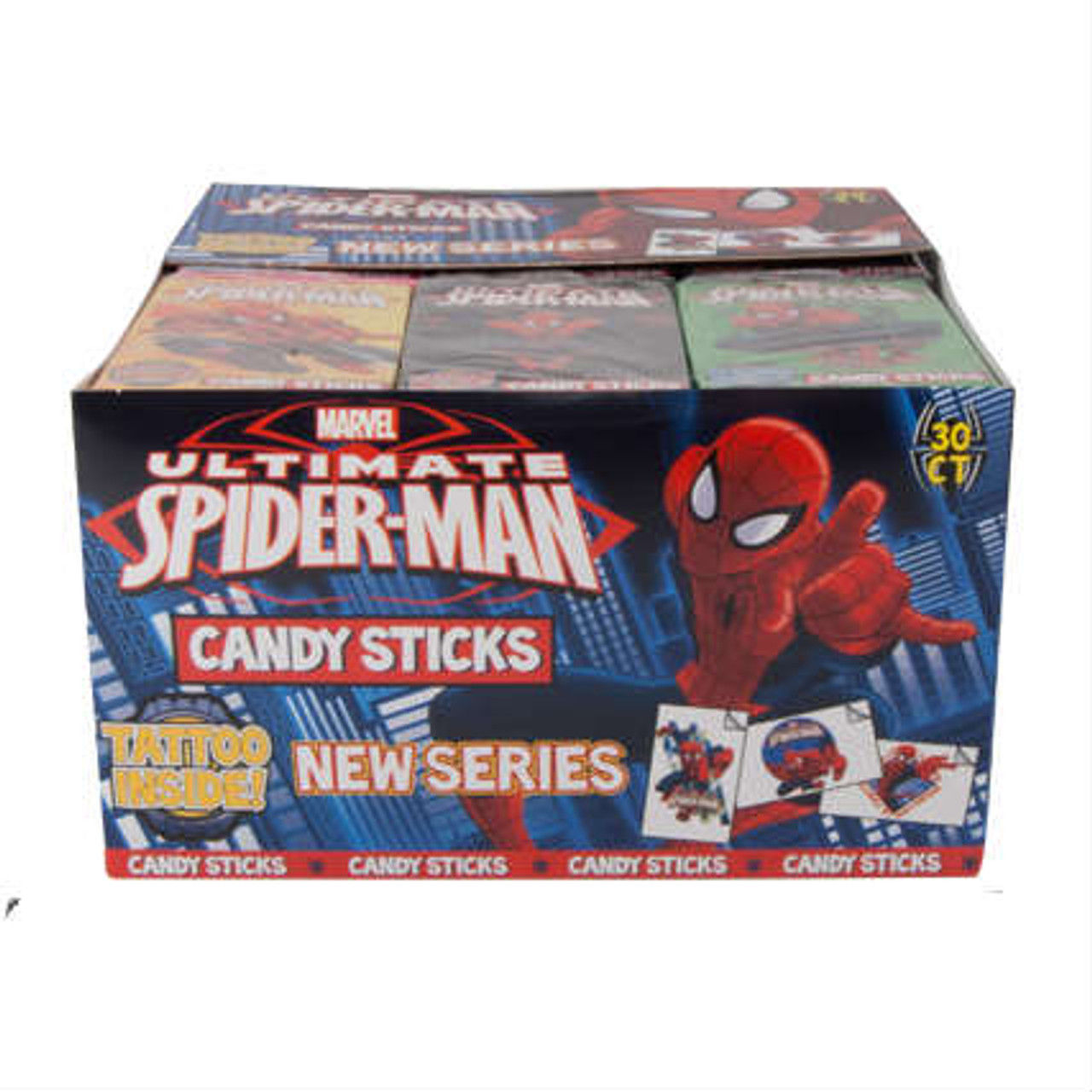 Wallpaper #Shl3Oo8BtGB6xQ78aa0y51 Spiderman Candy Sticks Tattoo 30pc Gumballscom