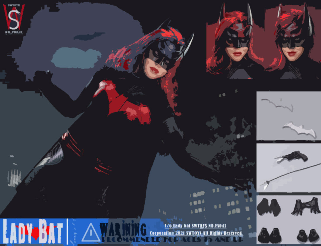 Wallpaper #hmeI95IBSpphPi3-uIae335 Sw Toys 16 Lady Bat Action Figure Sw Fs041 Ekia Hobbies