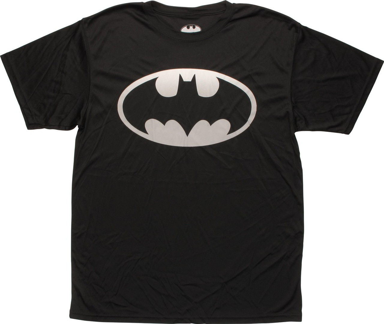 Wallpaper #6meX-5IBSpphPi3-7JR227 Batman Gray Classic Logo Polyester T Shirt
