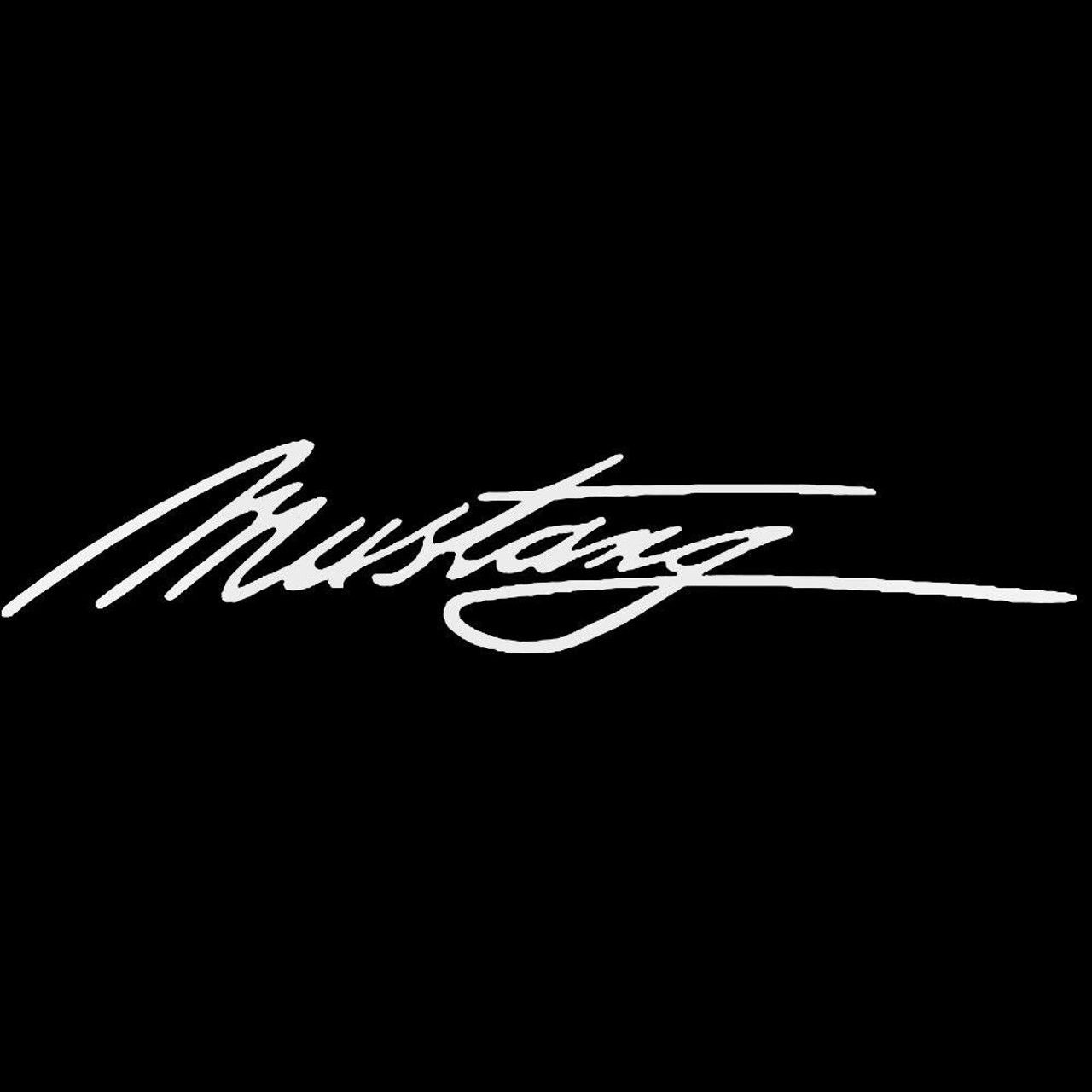 Wallpaper #2e_gTJMBMN-XEVvVrT7C88 Ford Mustang Signature Decal Sticker