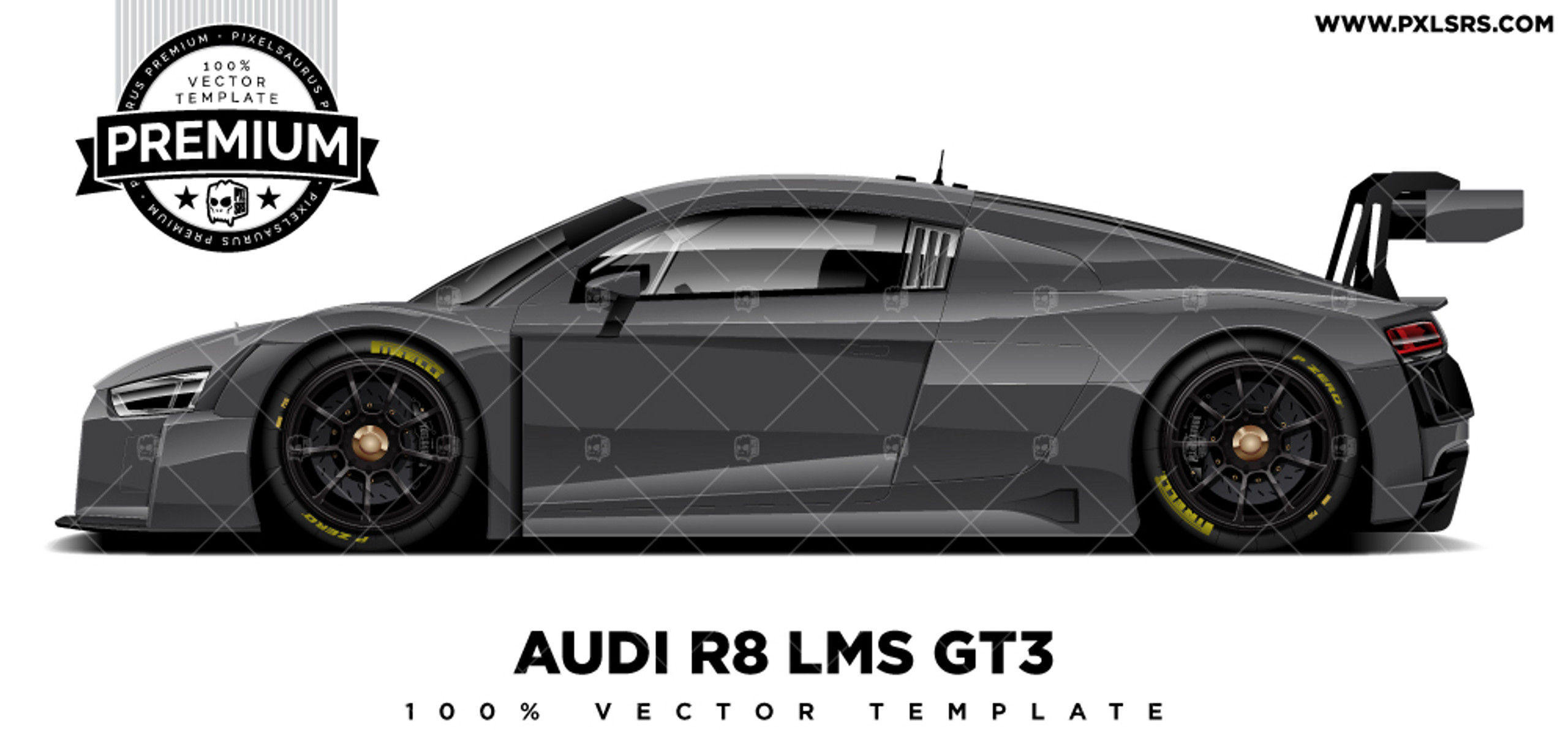 Wallpaper #yGiiGJMBSpphPi3-zxN_418 Audi R8 Lms Gt3 Premium Vector Template Pixelsaurus