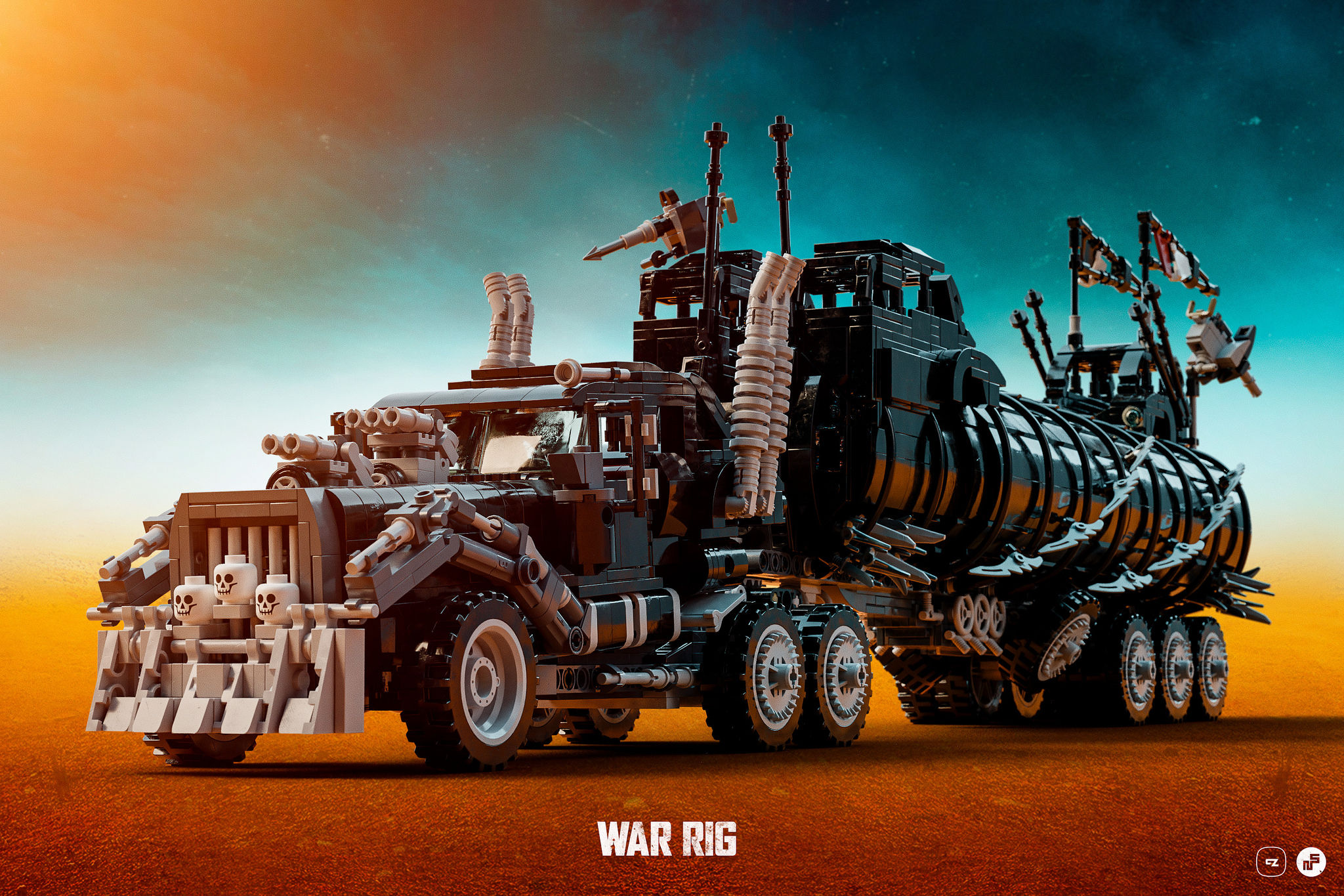 Wallpaper #wLjLjZIBJvJKYCmEwNhc2 Mad Max Fury Road War Rig Hellobricks