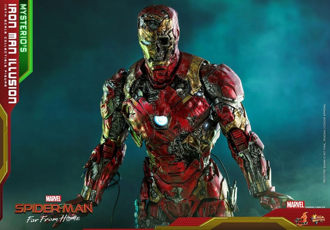 Wallpaper #T2dJDZMBSpphPi3-KuT-299 Spider Man Far from Home 16th Scale Mysterios Iron Man Figure from