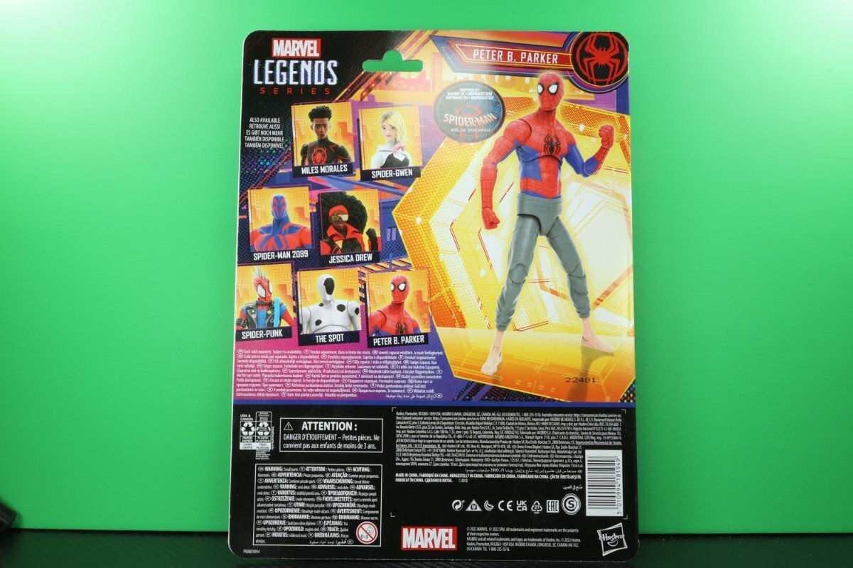 Wallpaper #YWcGEJMBSpphPi3-SfEa186 Marvel Legends Across the Spider Verse Peter B Parker Video Review and