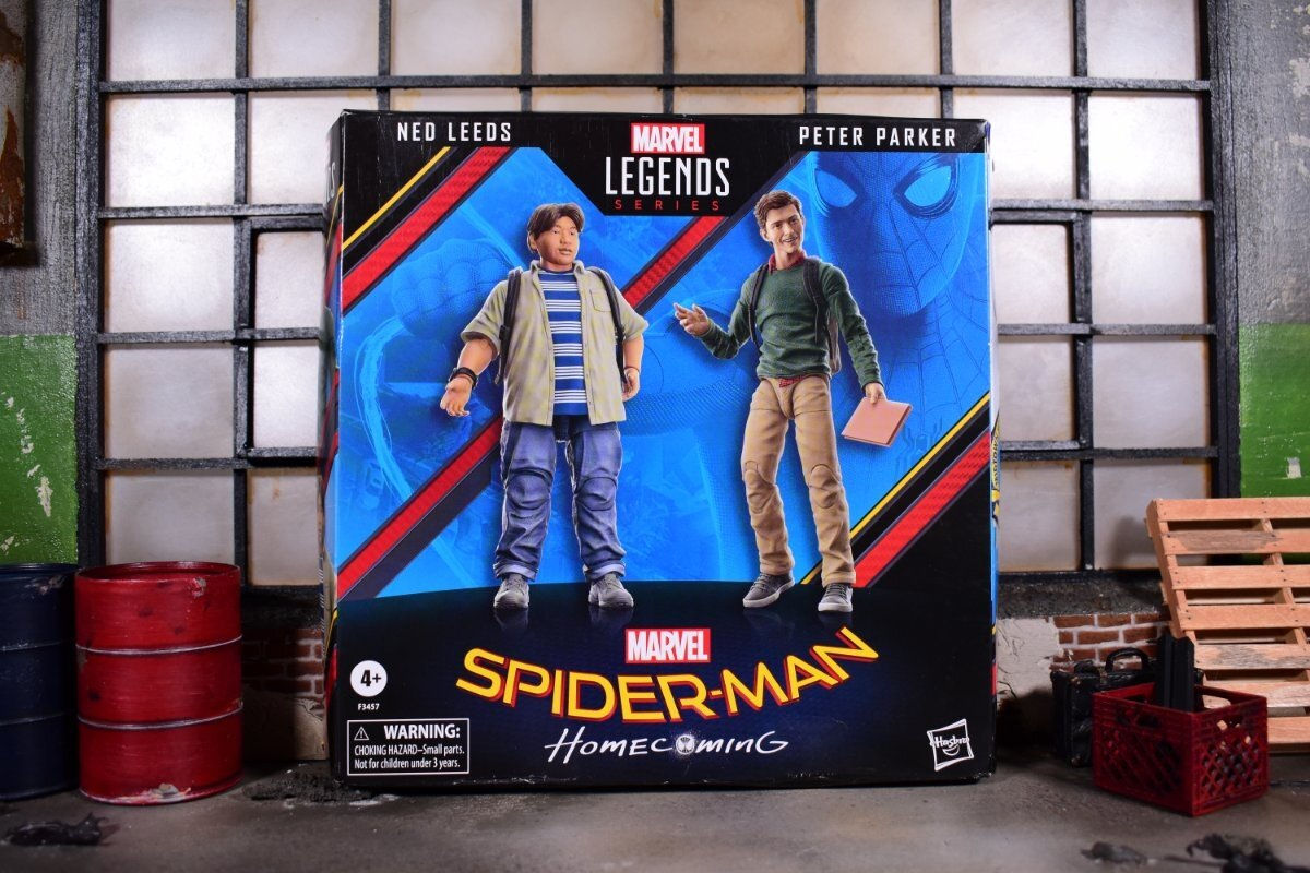 Wallpaper #YWcGEJMBSpphPi3-SfEa189 Spider Man Homecoming Marvel Legends Peter Parker Ned Leeds Two Pack