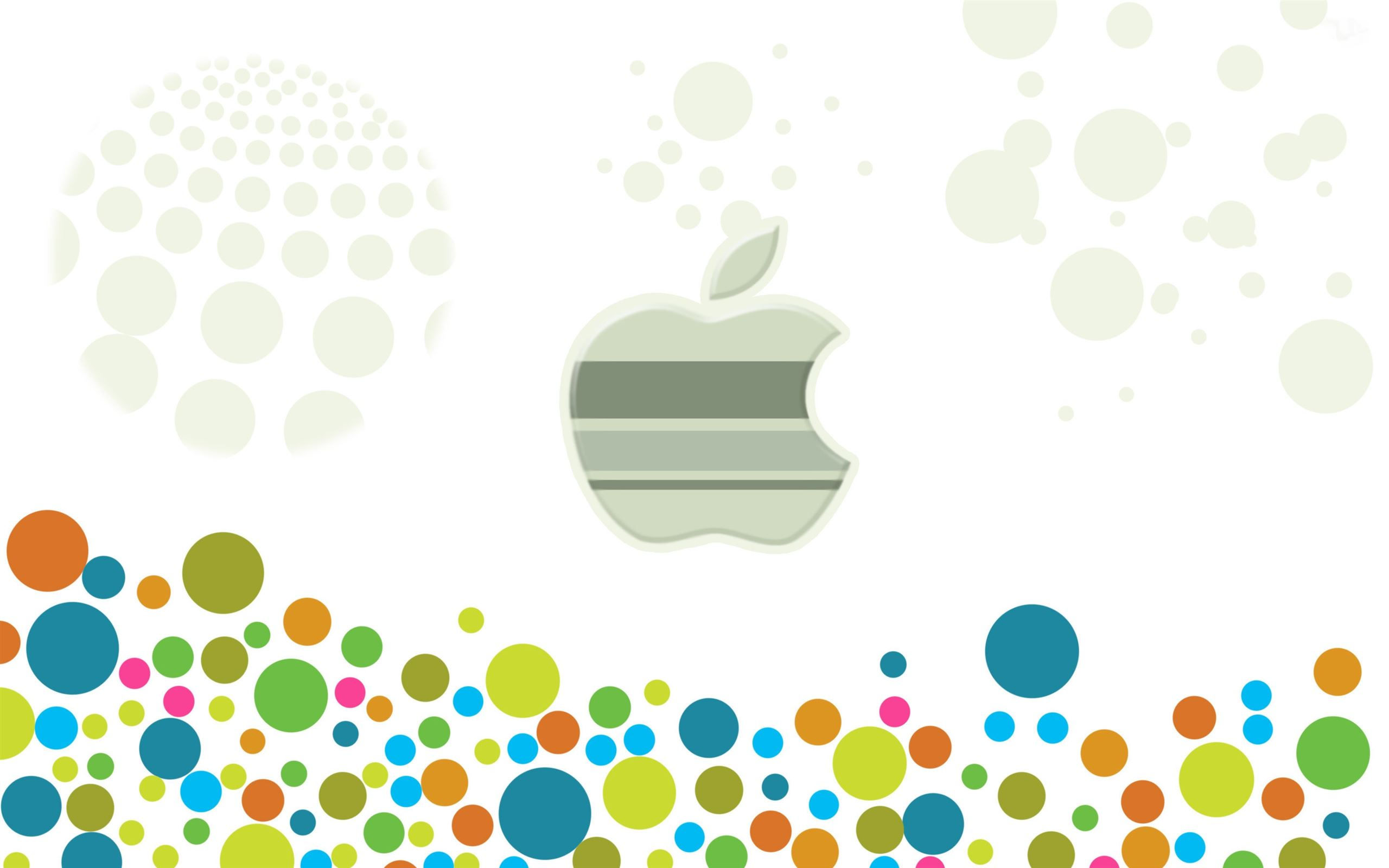 Wallpaper #Ej-FPJMBLiIJ4c9OWZKz120 Apple Logo Among Multicolored Circles Mac Wallpaper Download