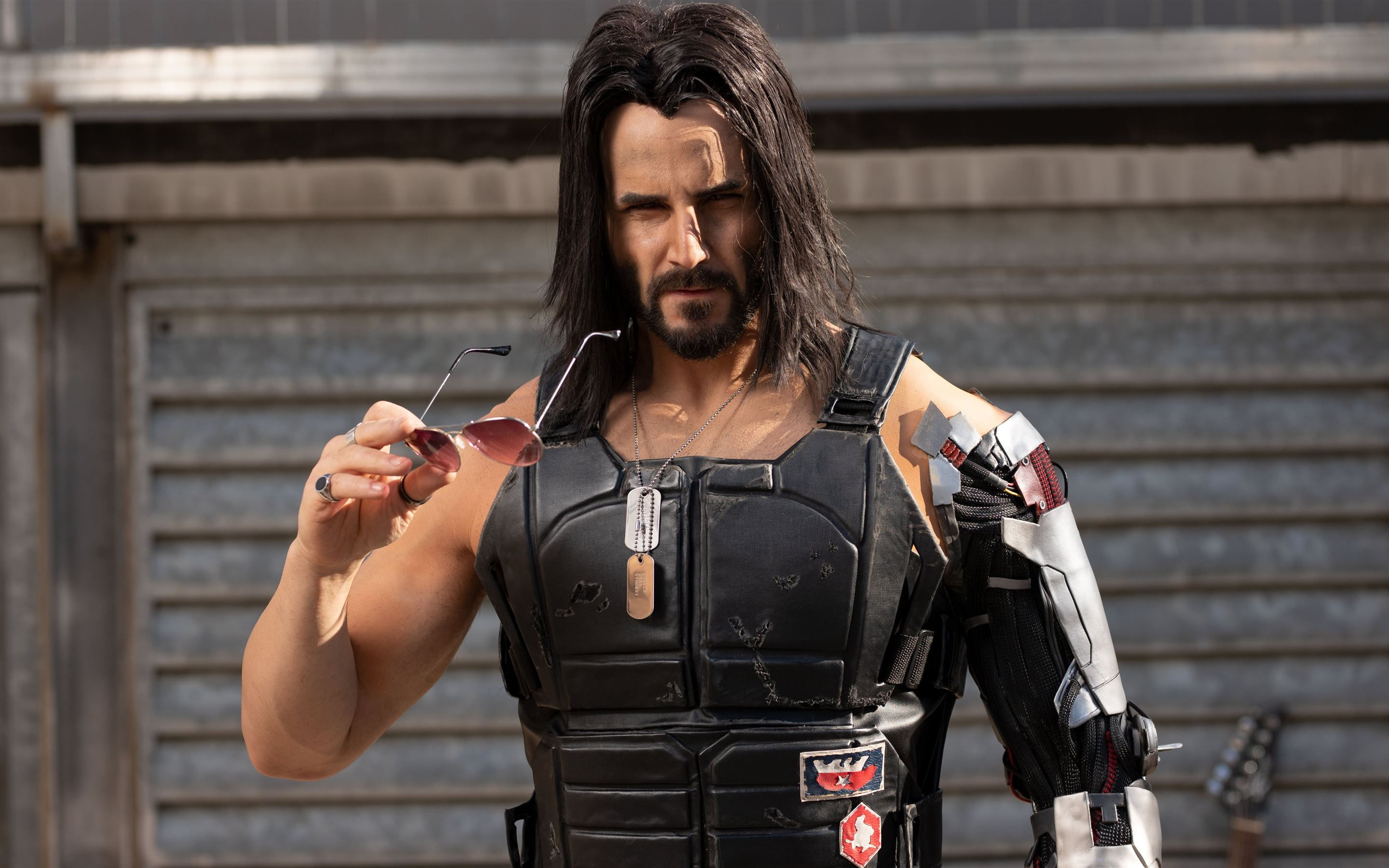 Wallpaper #rGeq_ZIBSpphPi3-Epyl16 Keanu Reeves Cyberpunk 2077 Cosplay Mac Wallpaper Download