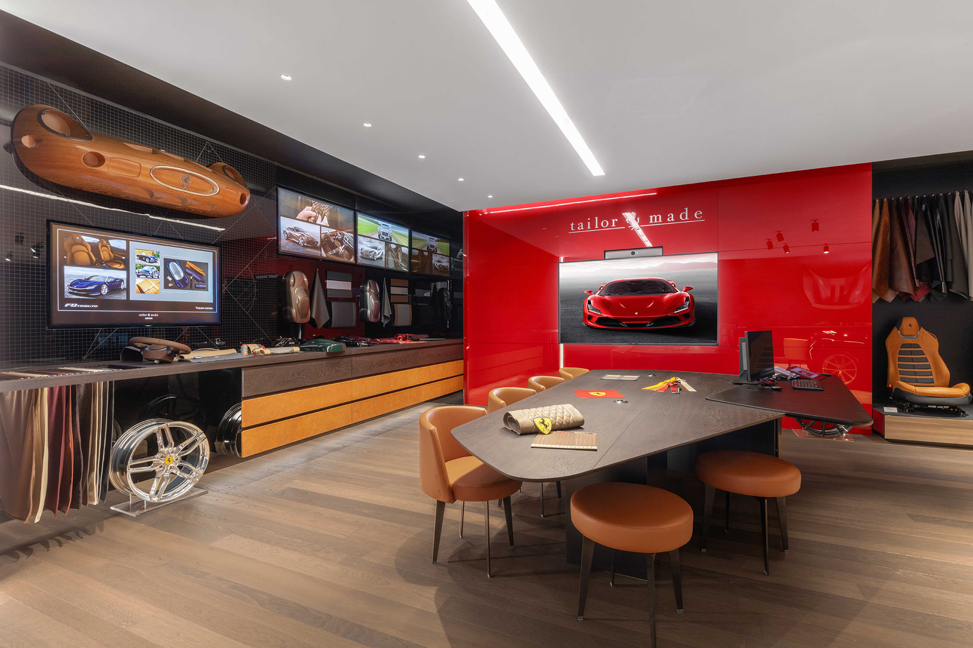 Wallpaper #xJmOP5MBUcASHT6nC8xI66 View the Ferrari Showroom Project Completed in New York