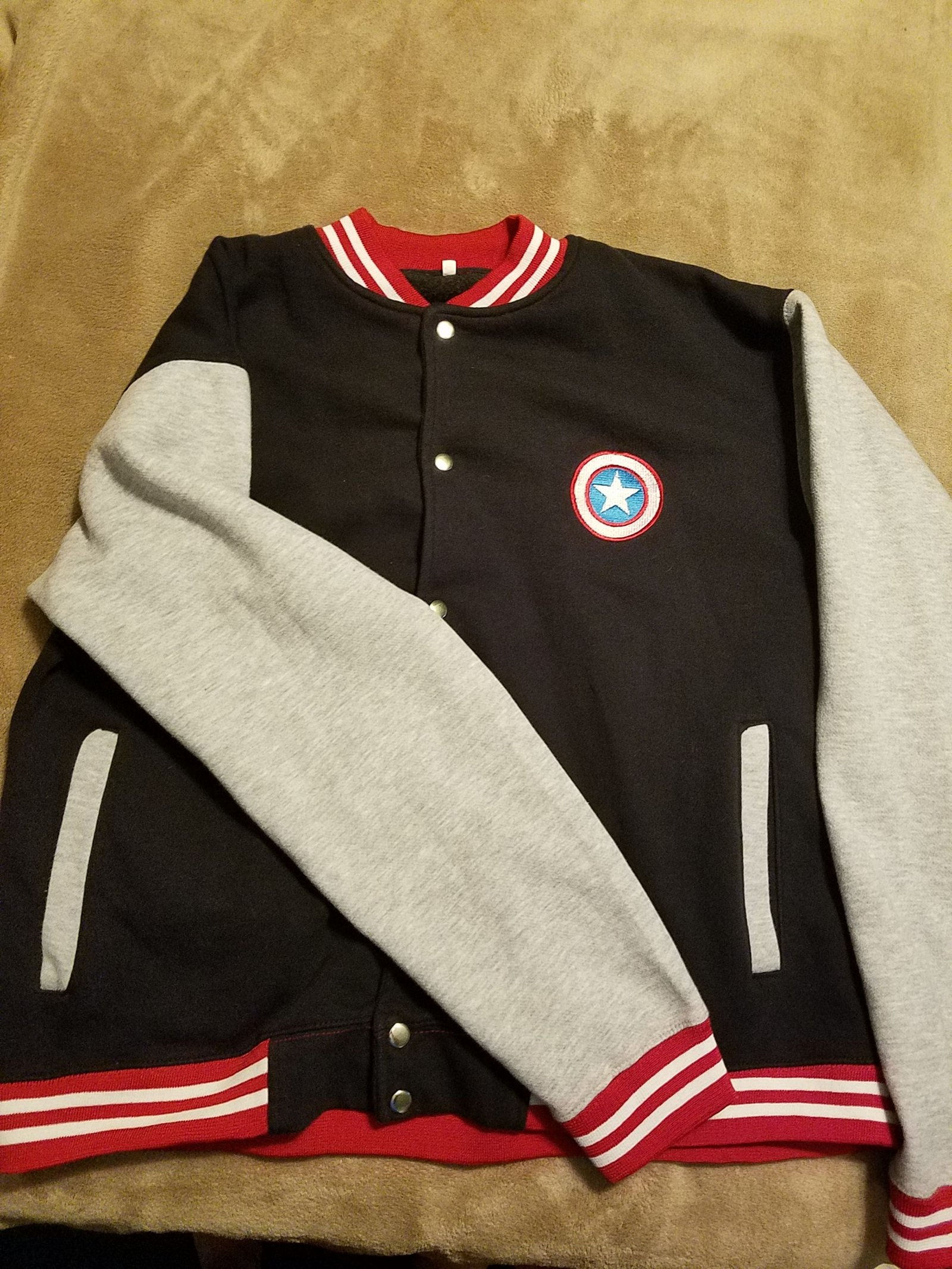 Wallpaper #WBlGKY8BtGB6xQ788ojP15 Captain America Varsity Jacket from Celebsclothingcom