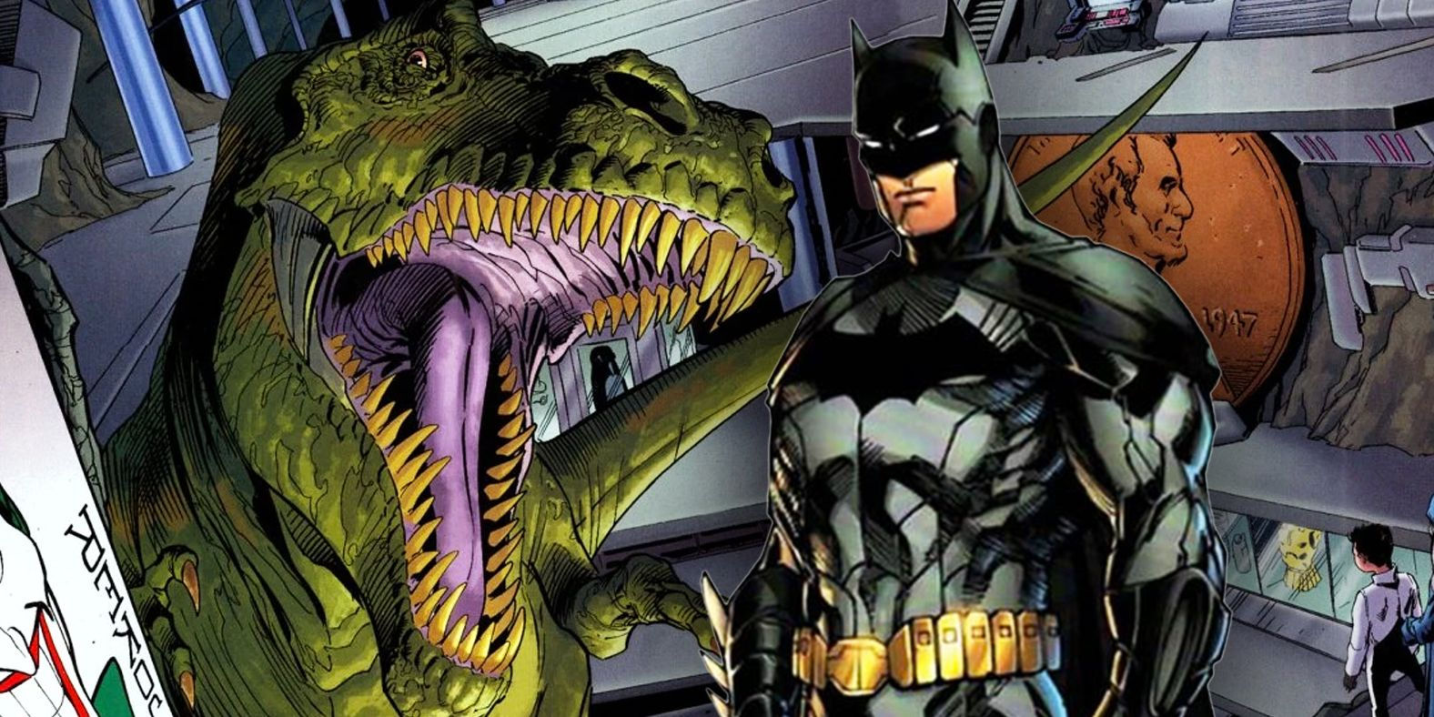 Wallpaper #aRk0O48BtGB6xQ78Mq9412 Why Batman Has a Dinosaur in His Batcave Its Weird