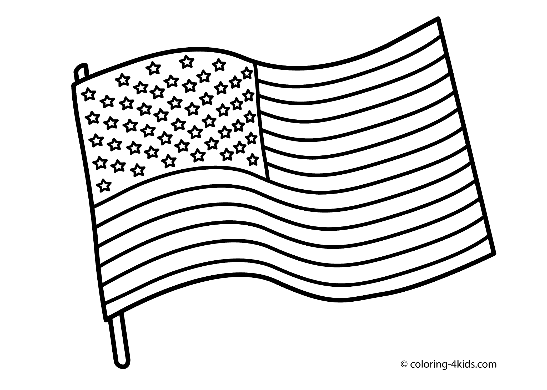 Wallpaper #de5b9 Premium Vector Minimalist American Flag Illustration Drawn with a