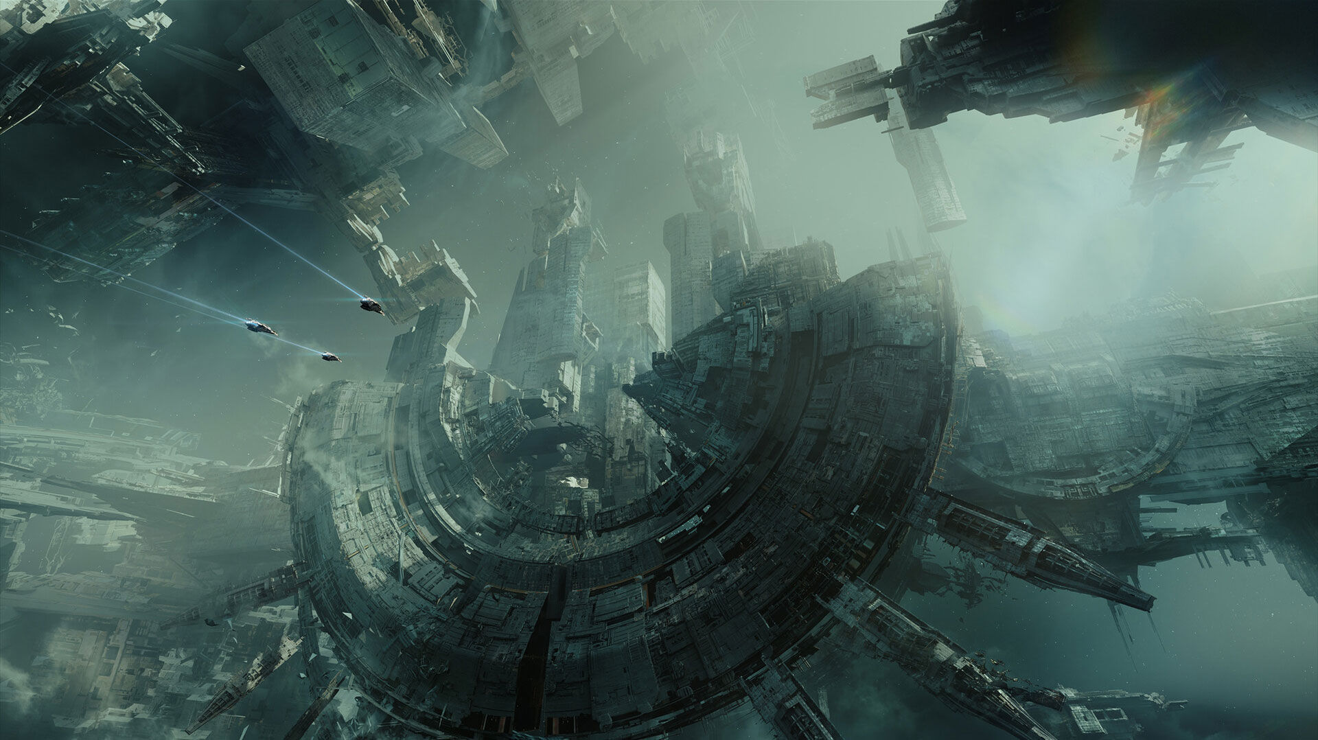 Wallpaper #s2dc_5IBSpphPi3-V6Lx82 Stunning Science Fiction Themed Artwork by Federico Pelat