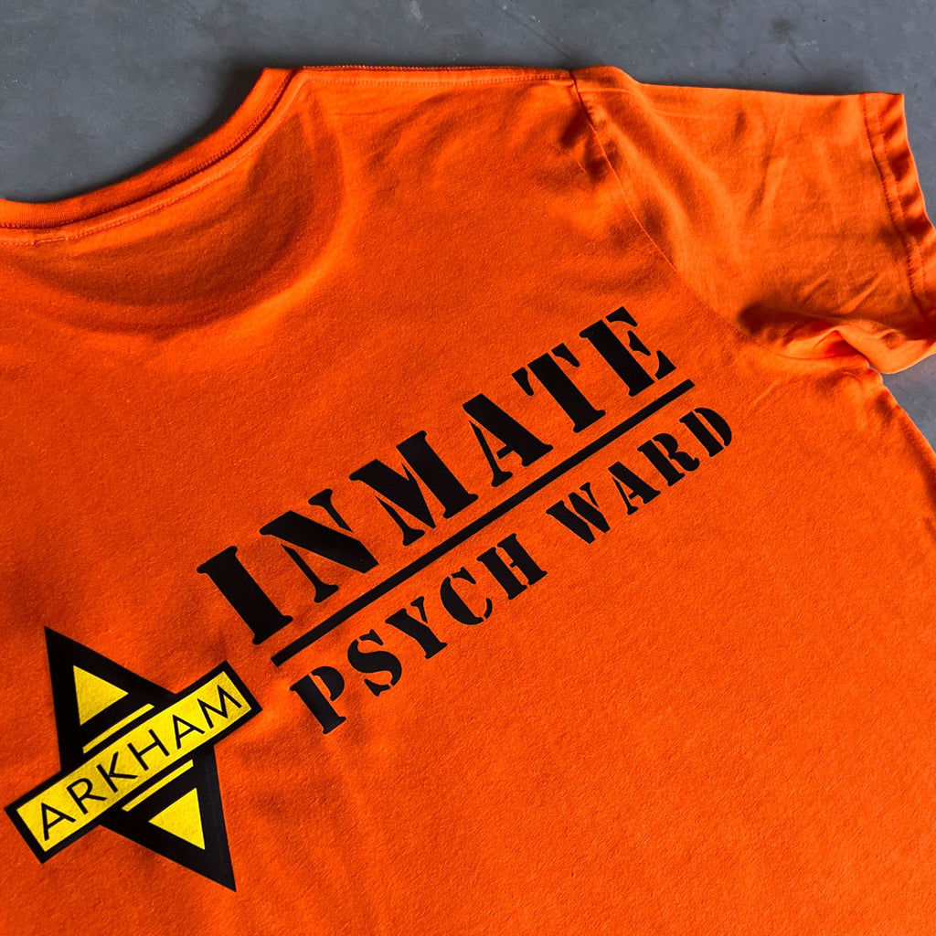 Wallpaper #wD9tPJMBLiIJ4c9OS5GL96 Batman Arkham Asylum Inmate Mens T Shirt