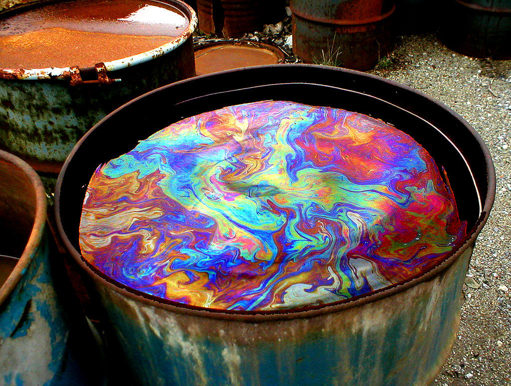 Wallpaper #9b753 Original Rainbow Oil Slick Acrylic Pour Painting on Etsy