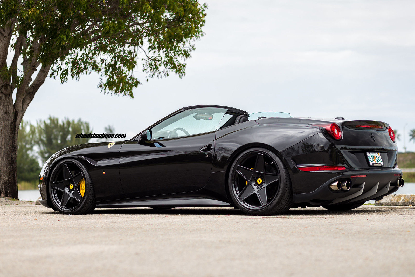 Wallpaper #ec55a Brushed Bronze Strasse Rims Transform Black Ferrari California into