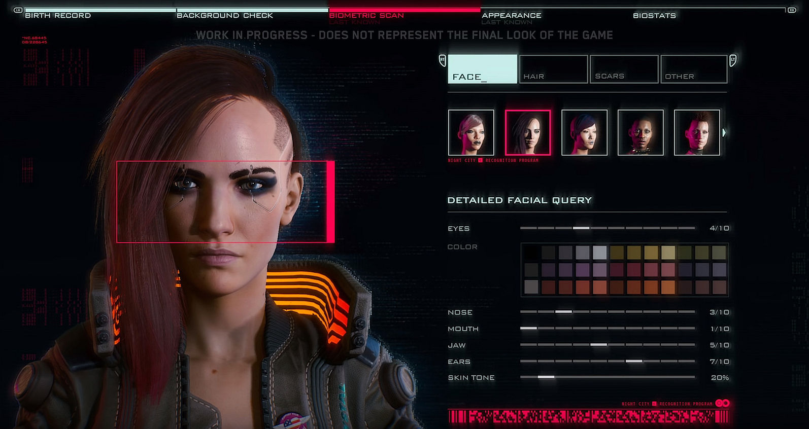 Wallpaper #vQBw644BSdW8dNouIhHT59 Cyberpunk 2077 Y Su Editor De Personajes Todas Las Opciones Para