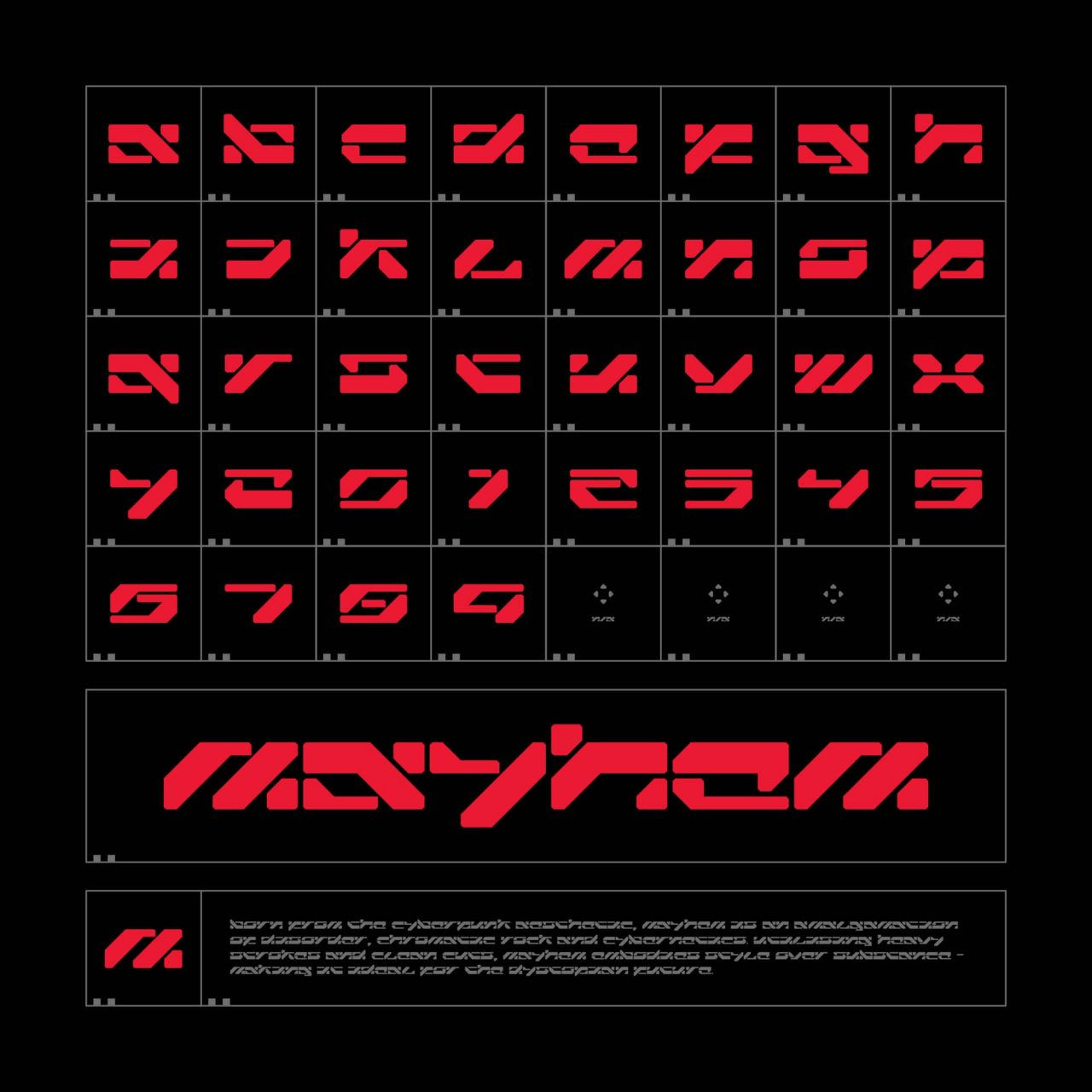 Wallpaper #X3NIho4BFI5NbQksSh8U42 Cyberpunk Inspired Display Font Unleash Chaos with Mayhem
