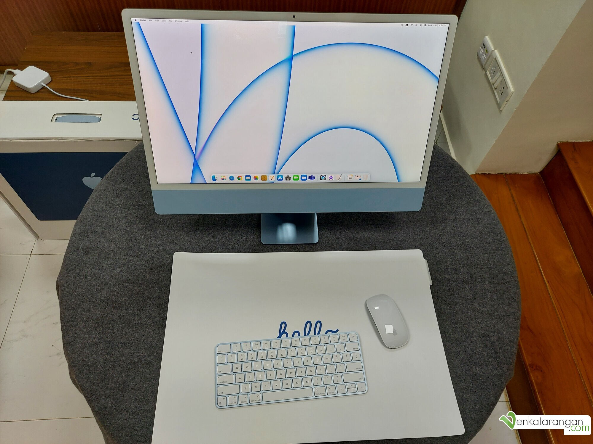 Wallpaper #b0CLL5MBJhL2WPbayb1A180 Apple Silicon iMac 24 Unboxing