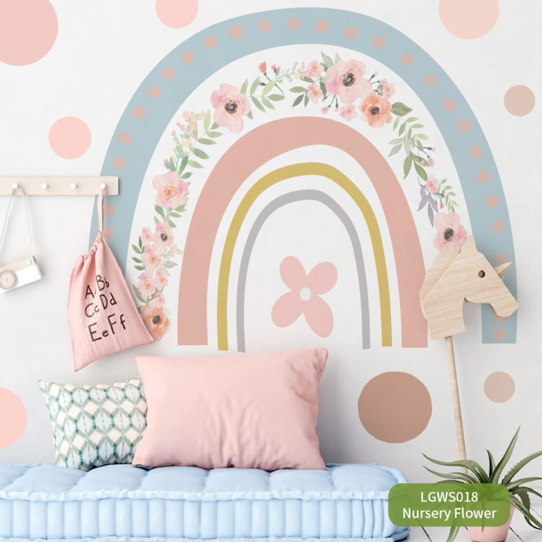 Wallpaper #4xmYM48BtGB6xQ78DprB44 Funlife Colorful Rainbow Wall Decal for Kid Room Wall Art Sticker Peel