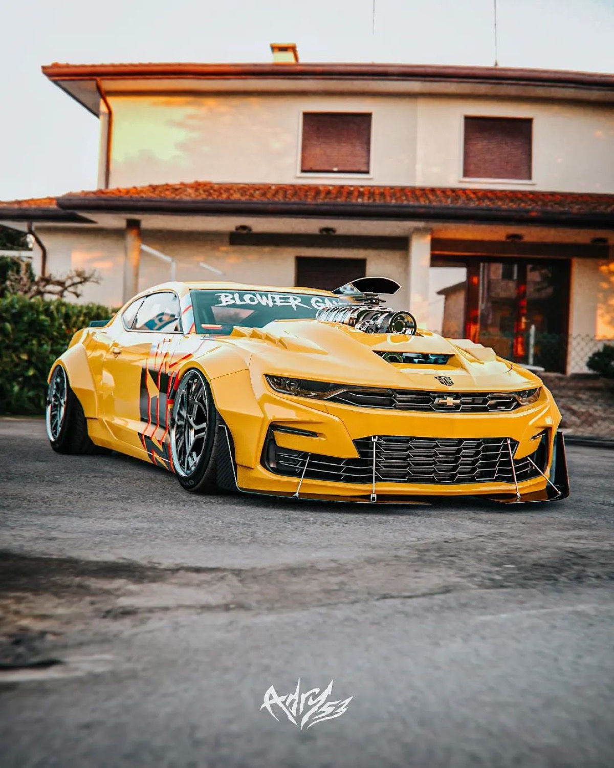 Wallpaper #jWiWF5MBSpphPi3-Jg-p248 Artist Renders Outrageous Widebody Chevy Camaro