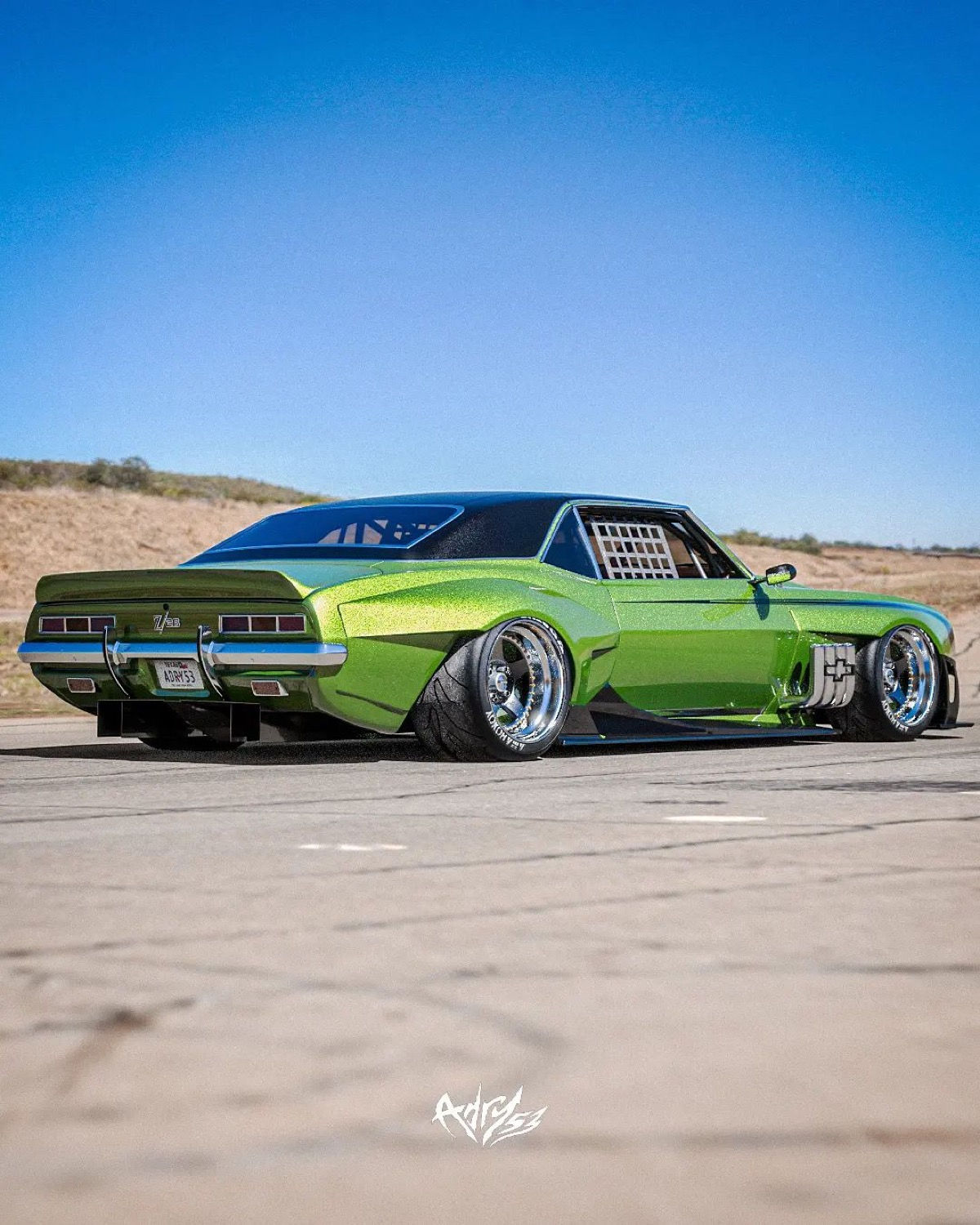Wallpaper #jWiWF5MBSpphPi3-Jg-p115 Artist Imagines Custom Widebody 1969 Chevy Camaro