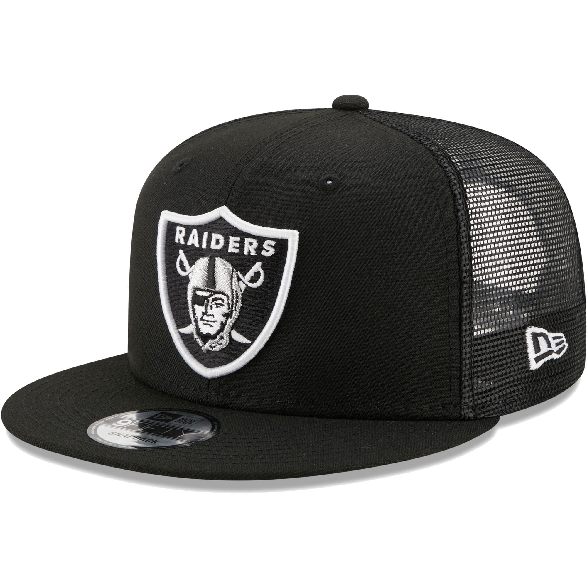 Wallpaper #sWerDZMBSpphPi3-zuYY380 New Era Mens New Era Black Las Vegas Raiders Classic Trucker 9fifty