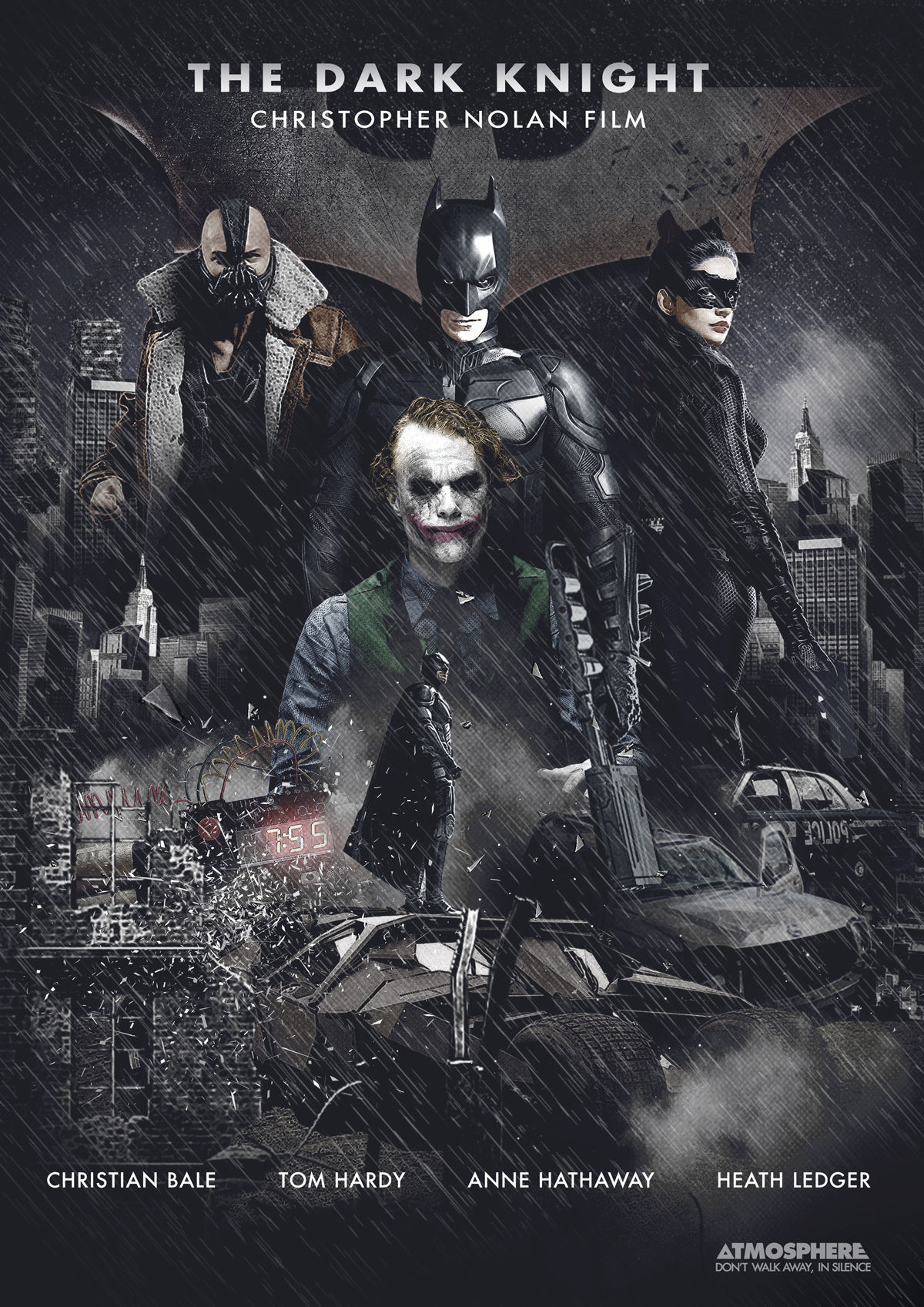 Wallpaper #QmdS65IBSpphPi3-_0sC157 The Dark Knight Poster Pigura