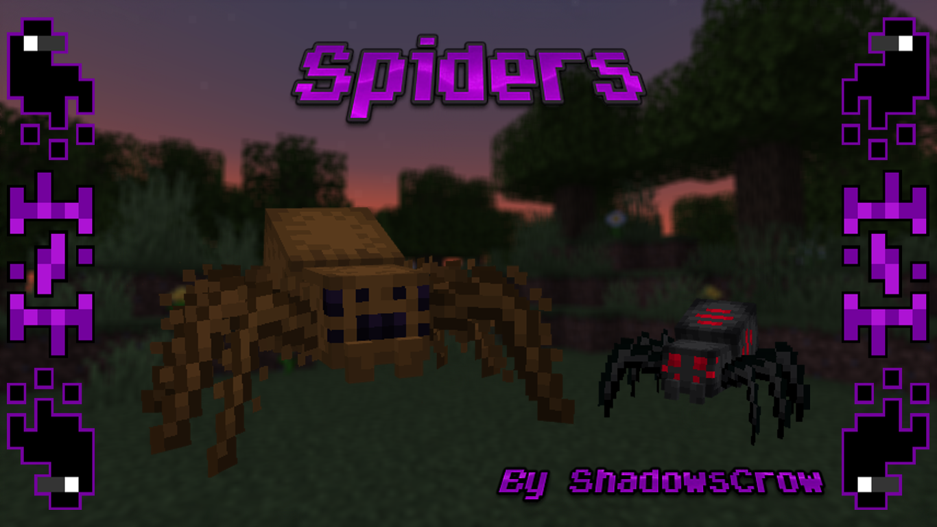 Wallpaper #GPQnOpMBKFX8bn3roHiA27 Shc Spiders Minecraft Resource Pack