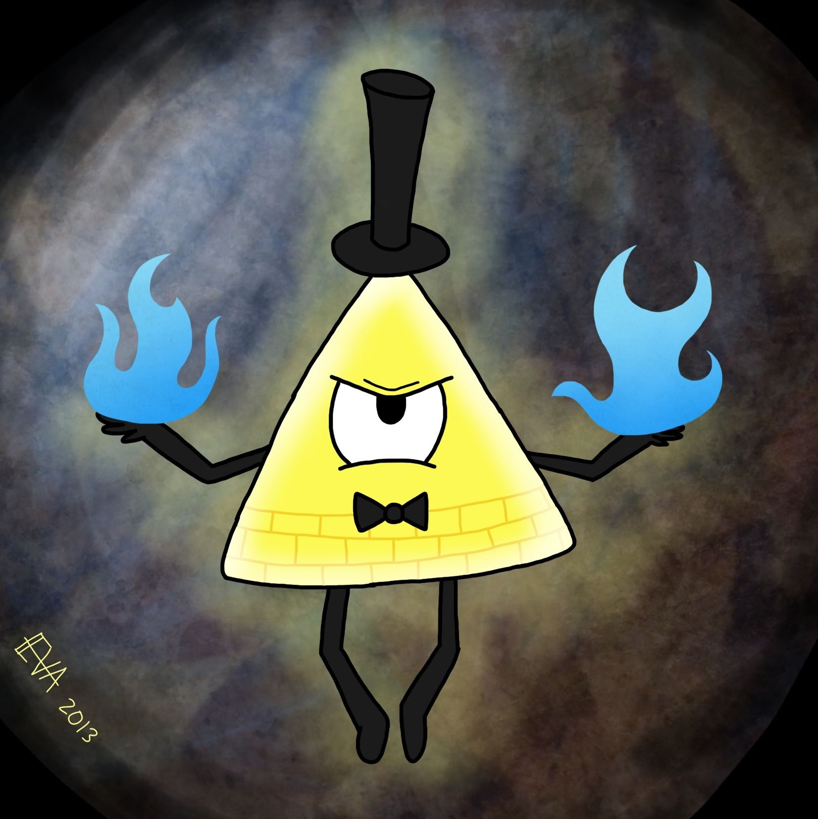 Wallpaper #yGeGApMBSpphPi3-qq-c65 Bill Cipher Gravity Falls Fanart by Ars Autem Lux on Deviantart