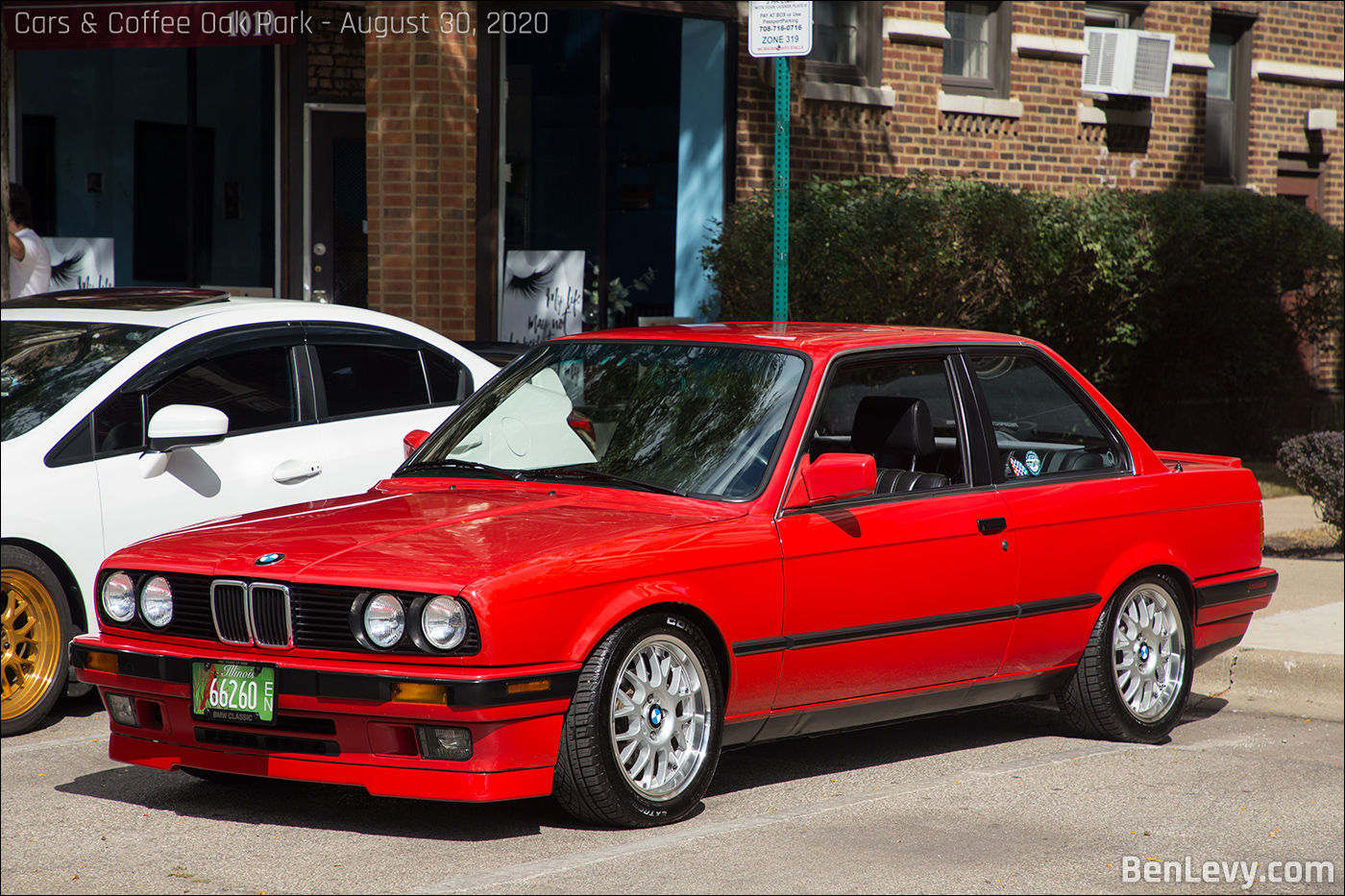 Wallpaper #XYcEMpMBPAdmKxa2cmPf223 Red BMW E30 at Oak Park Cars Coffee Benlevycom