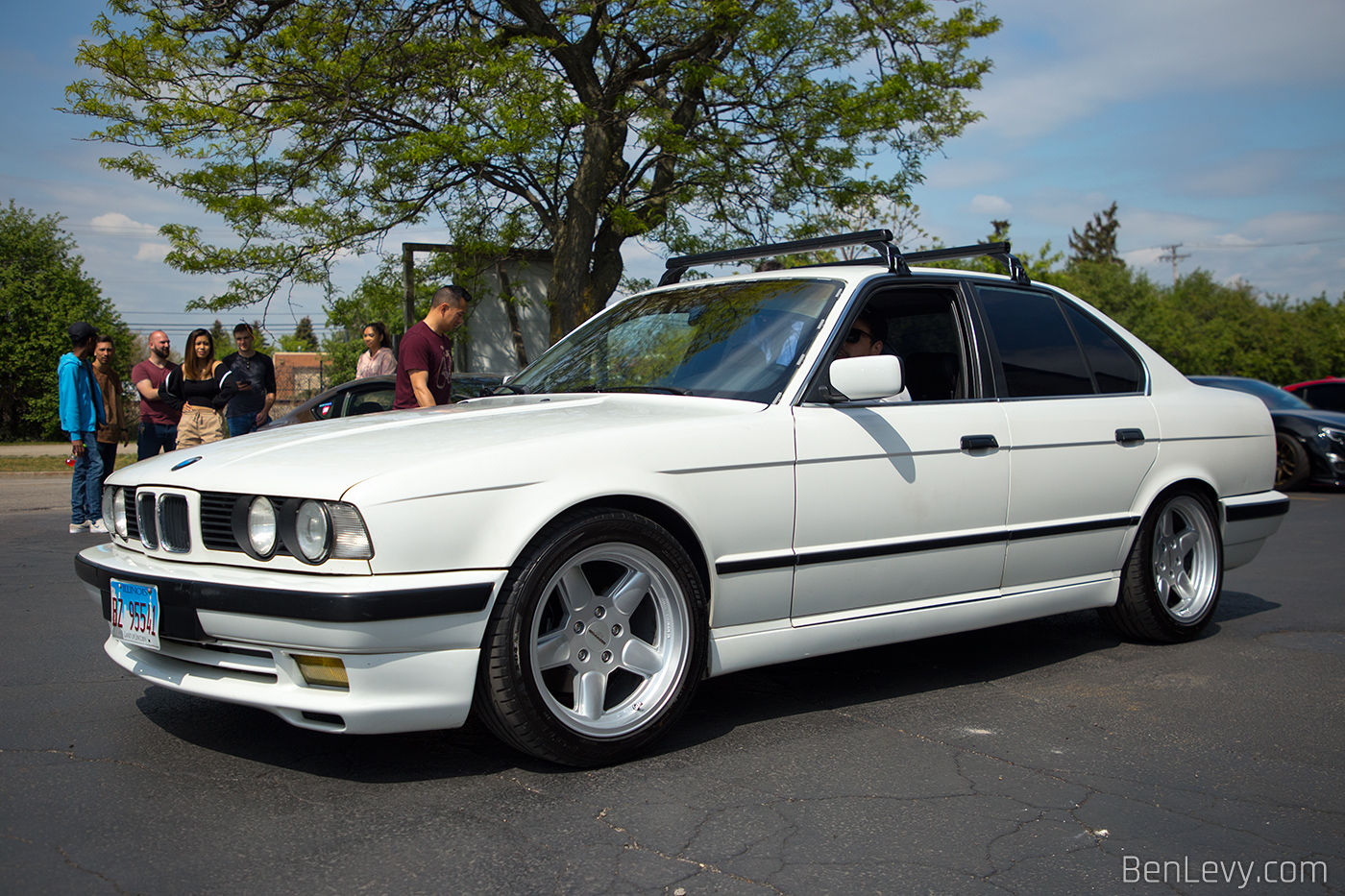 Wallpaper #v3fdJpMB-pgBXx60JaPB178 White BMW 5 Series on Ac Schnitzer Wheels Benlevycom
