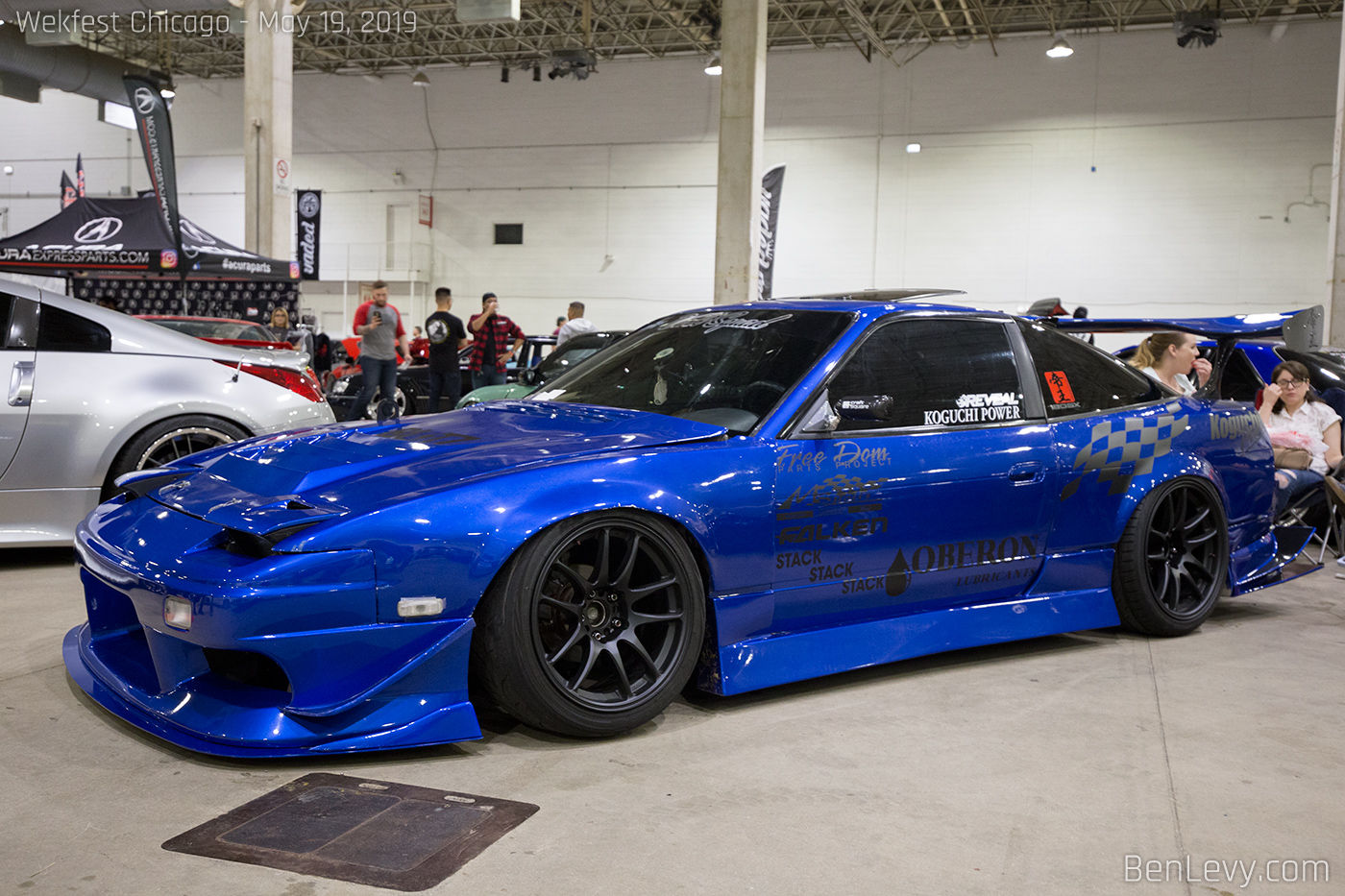 Wallpaper #9mcz-JIBSpphPi3-Y4hI2 Blue Nissan 240sx Drift Car at Wekfest Chicago Benlevycom