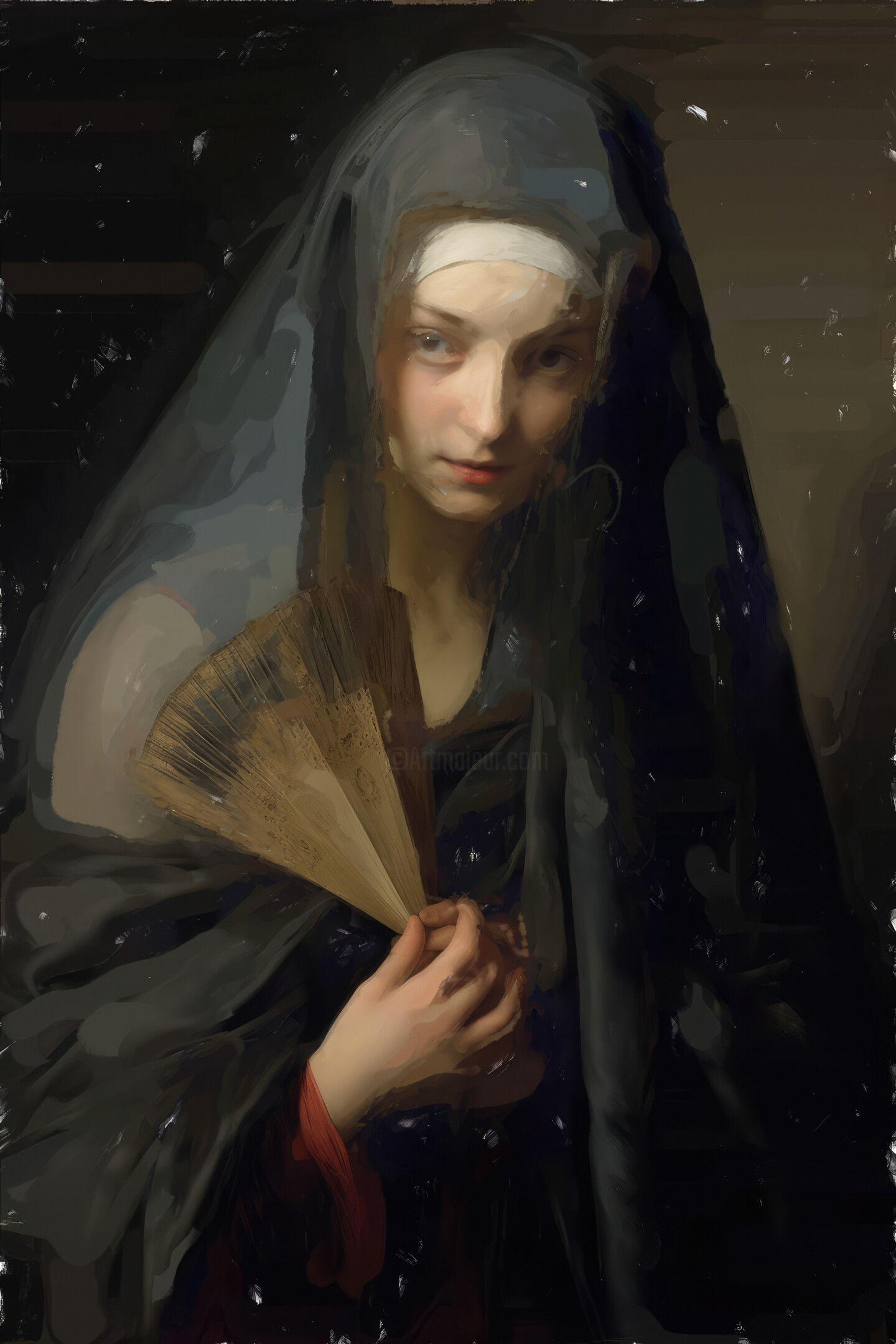 Wallpaper #DZ27ZJcBkAG5jTCH-LFh191 The Lady with the Veil Renaissance Wom Digital Arts by Gerry