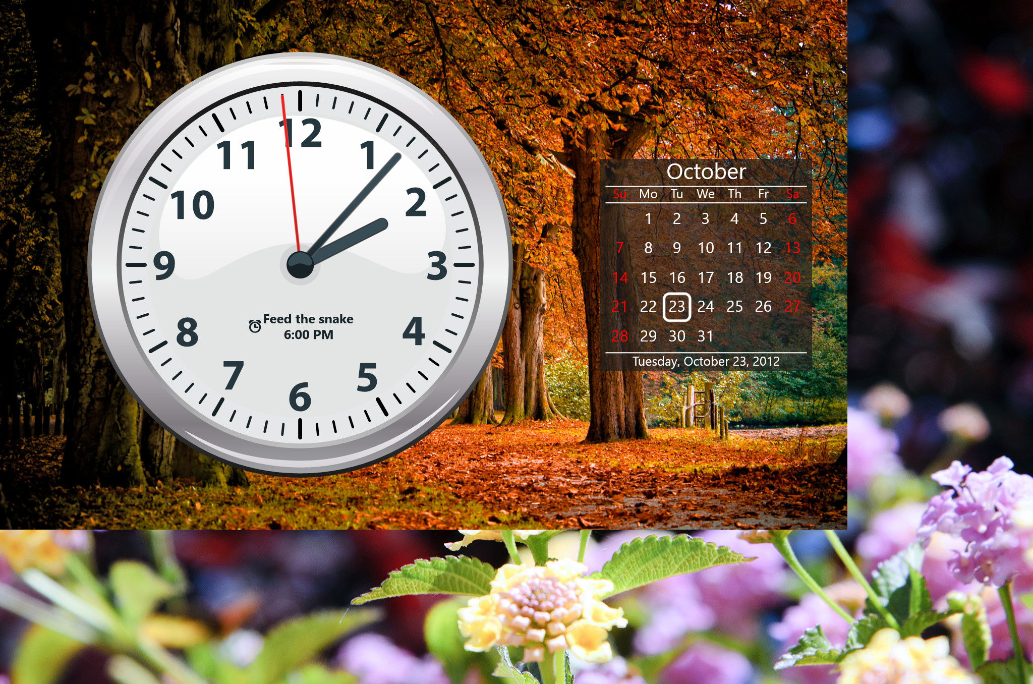 Wallpaper #4abd0 Minimalist Clock Screen Savers for Mac