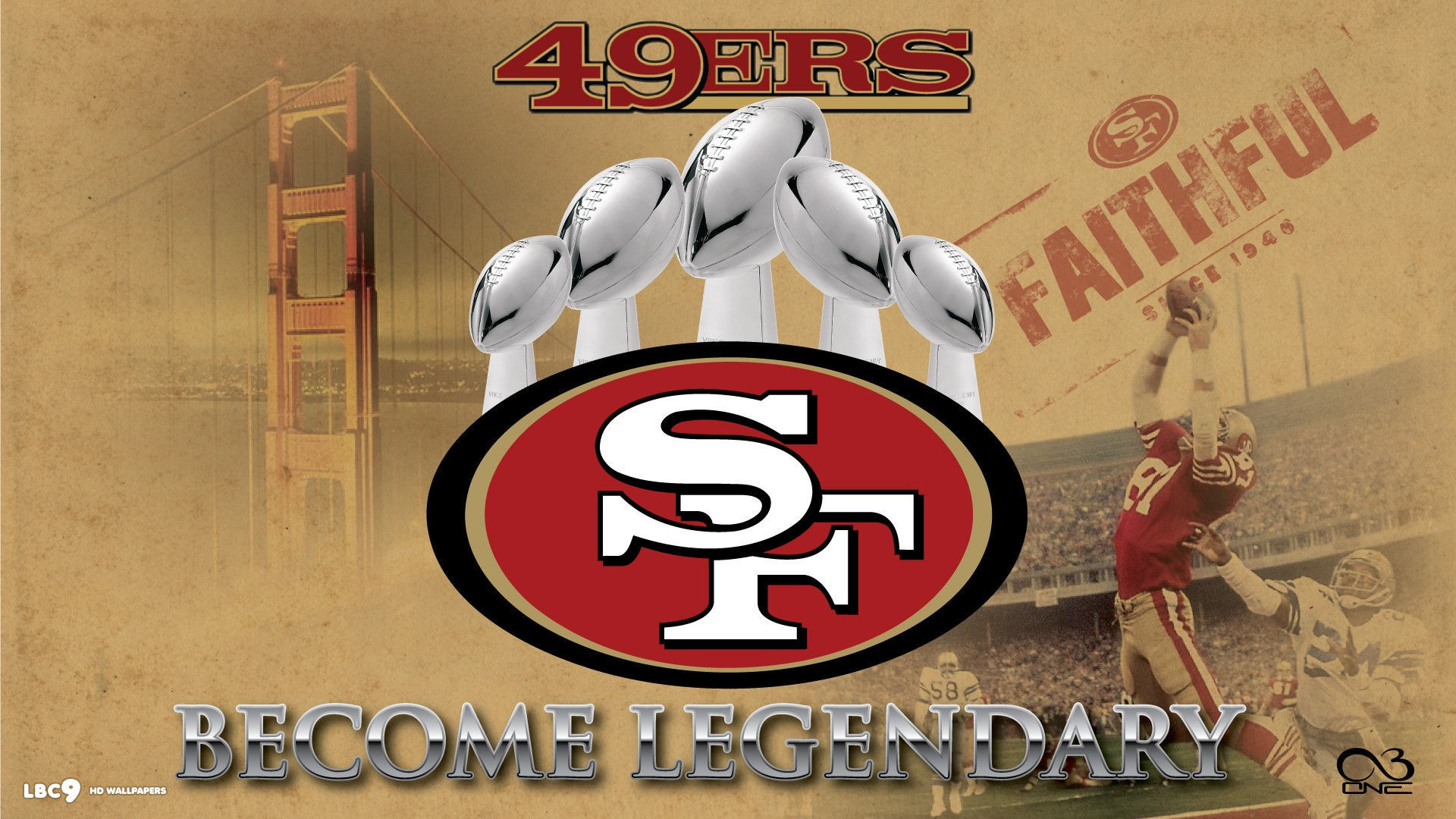 Wallpaper #bde60 Pin by the Deck on NFL 49ers Pictures San Francisco 49ers Logo San