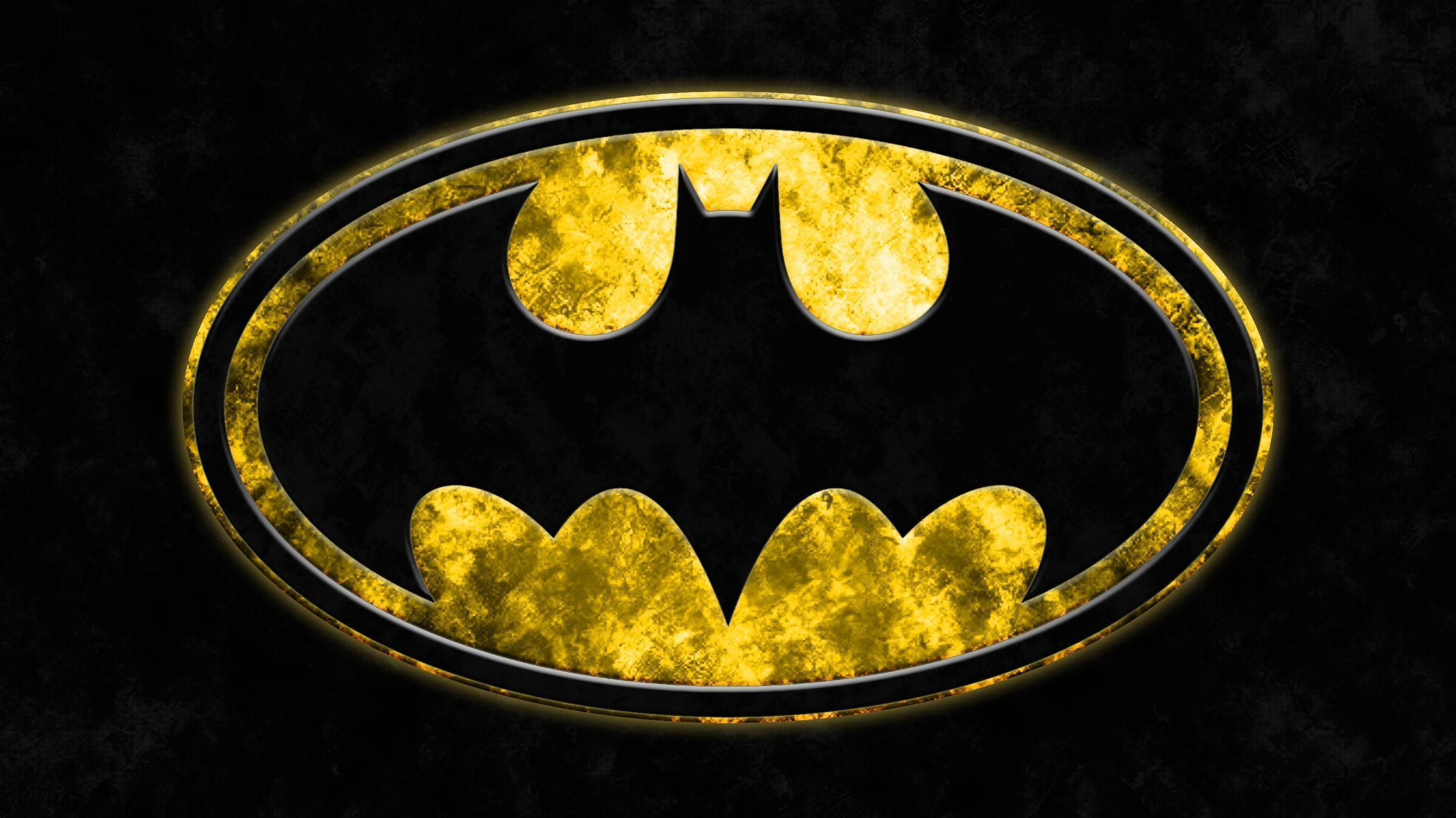 Wallpaper #F44ED Batman Logo on Wall Best Wallpapers