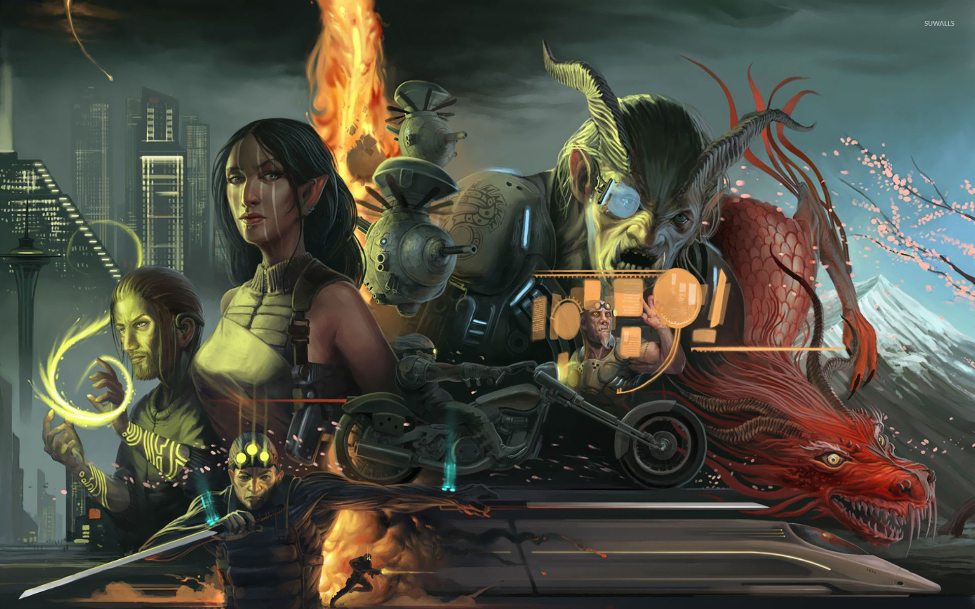 Wallpaper #9mg9FpMBSpphPi3-_gos135 Shadowrun Wallpaper 74 Images